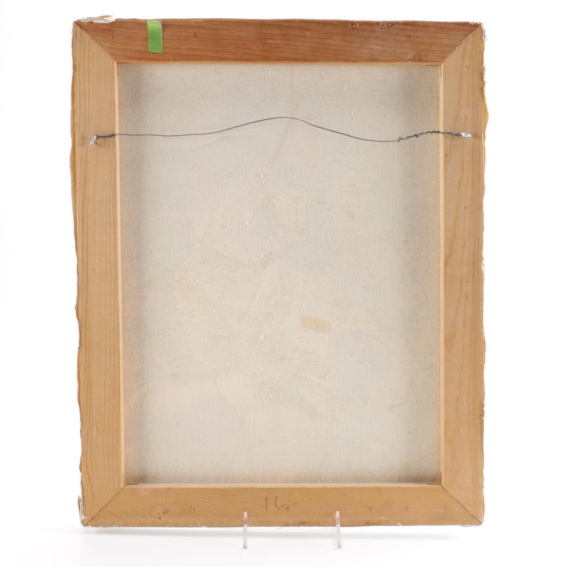 Shirley Schwartz Oil Painting on Canvas of Child