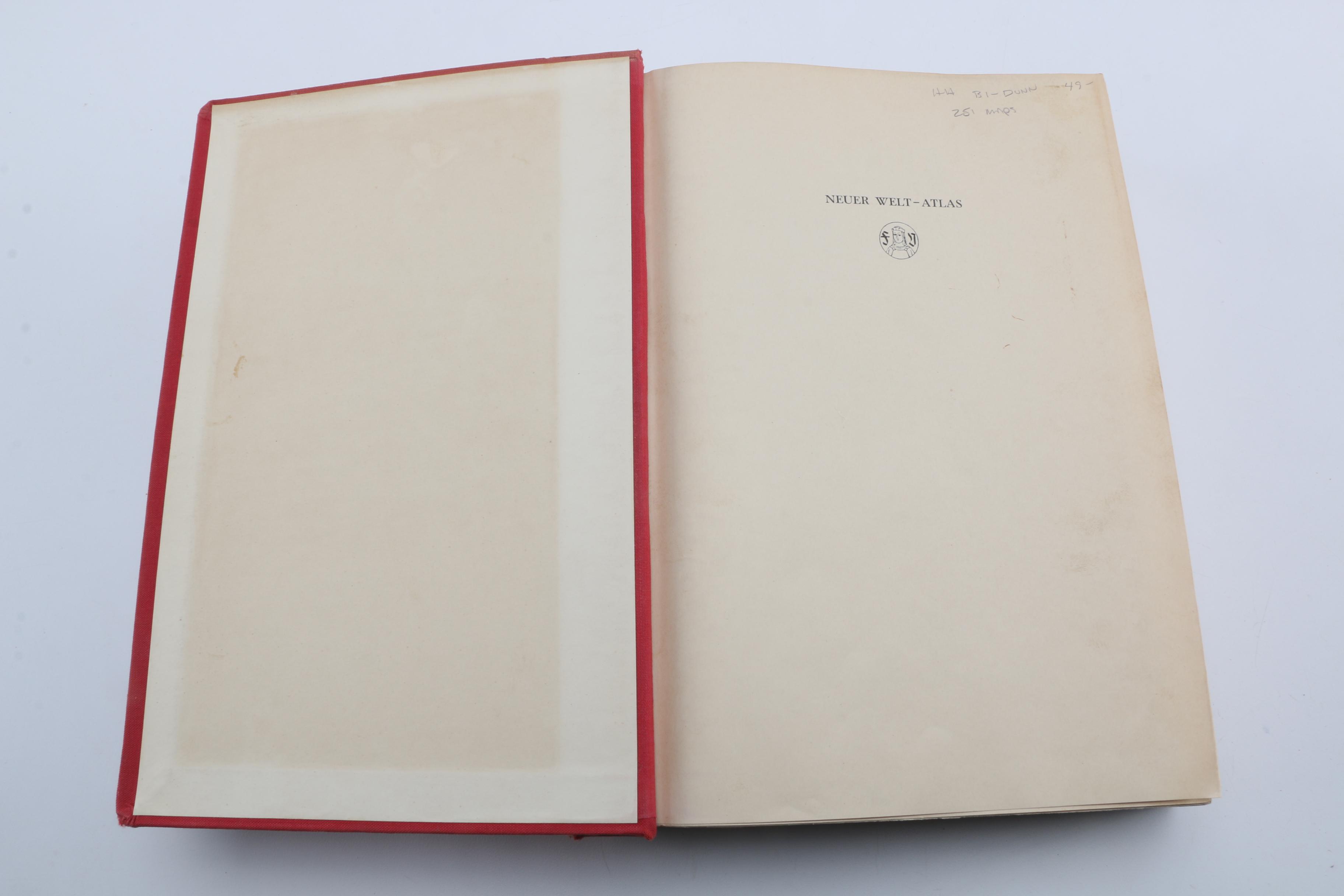 "Neuer Welt-Atlas" by Dr. Eugen Th. Rimli