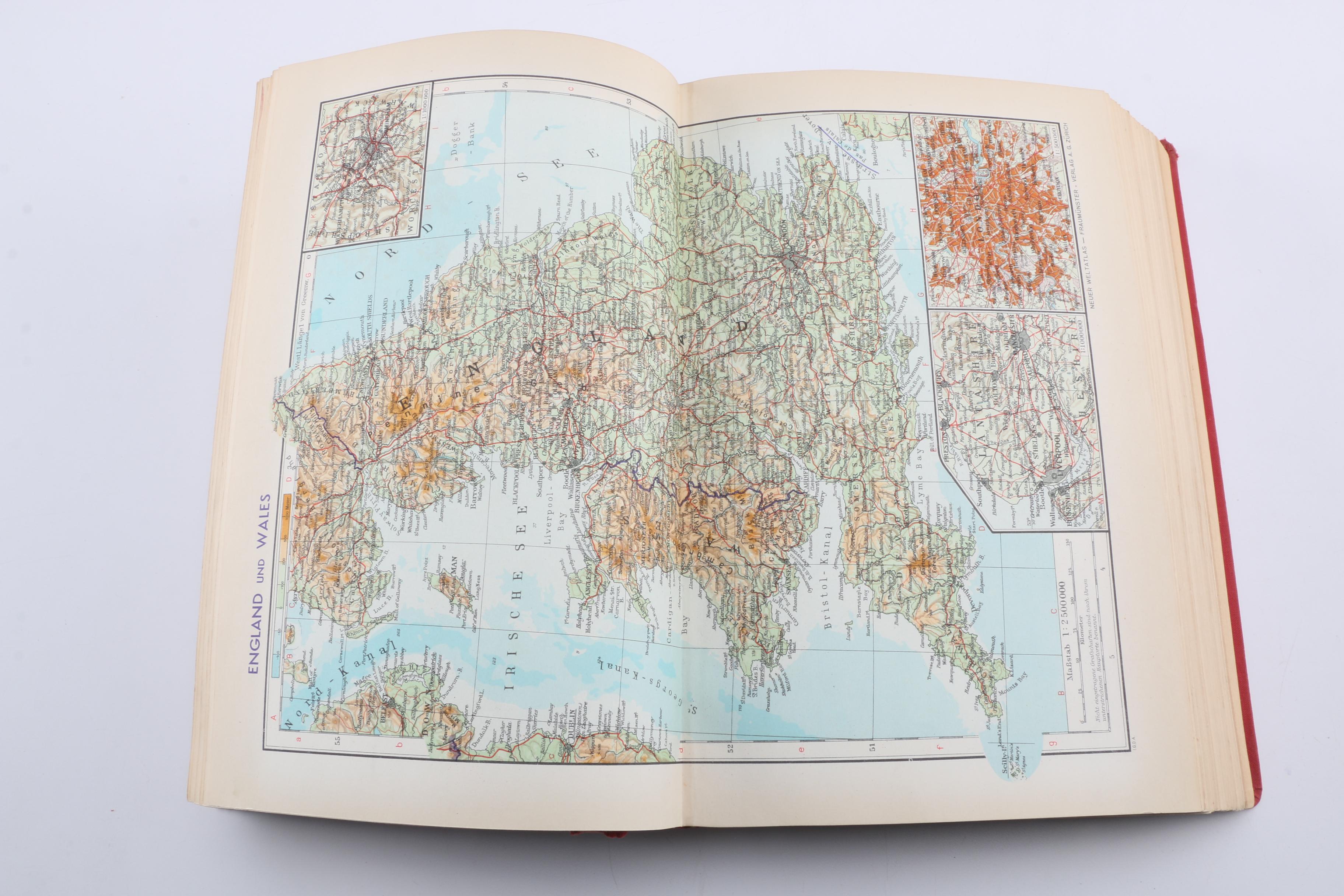 "Neuer Welt-Atlas" by Dr. Eugen Th. Rimli