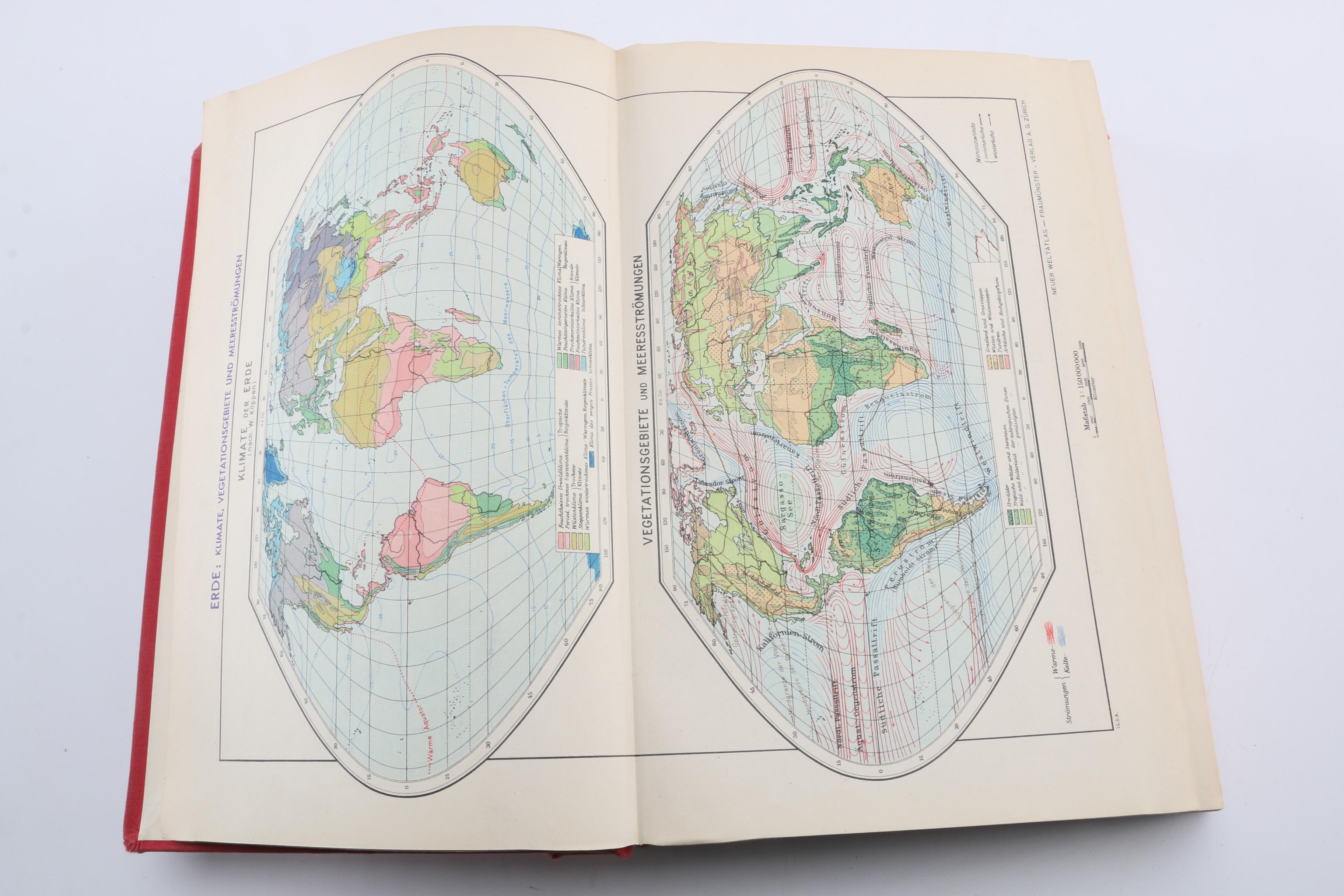 "Neuer Welt-Atlas" by Dr. Eugen Th. Rimli
