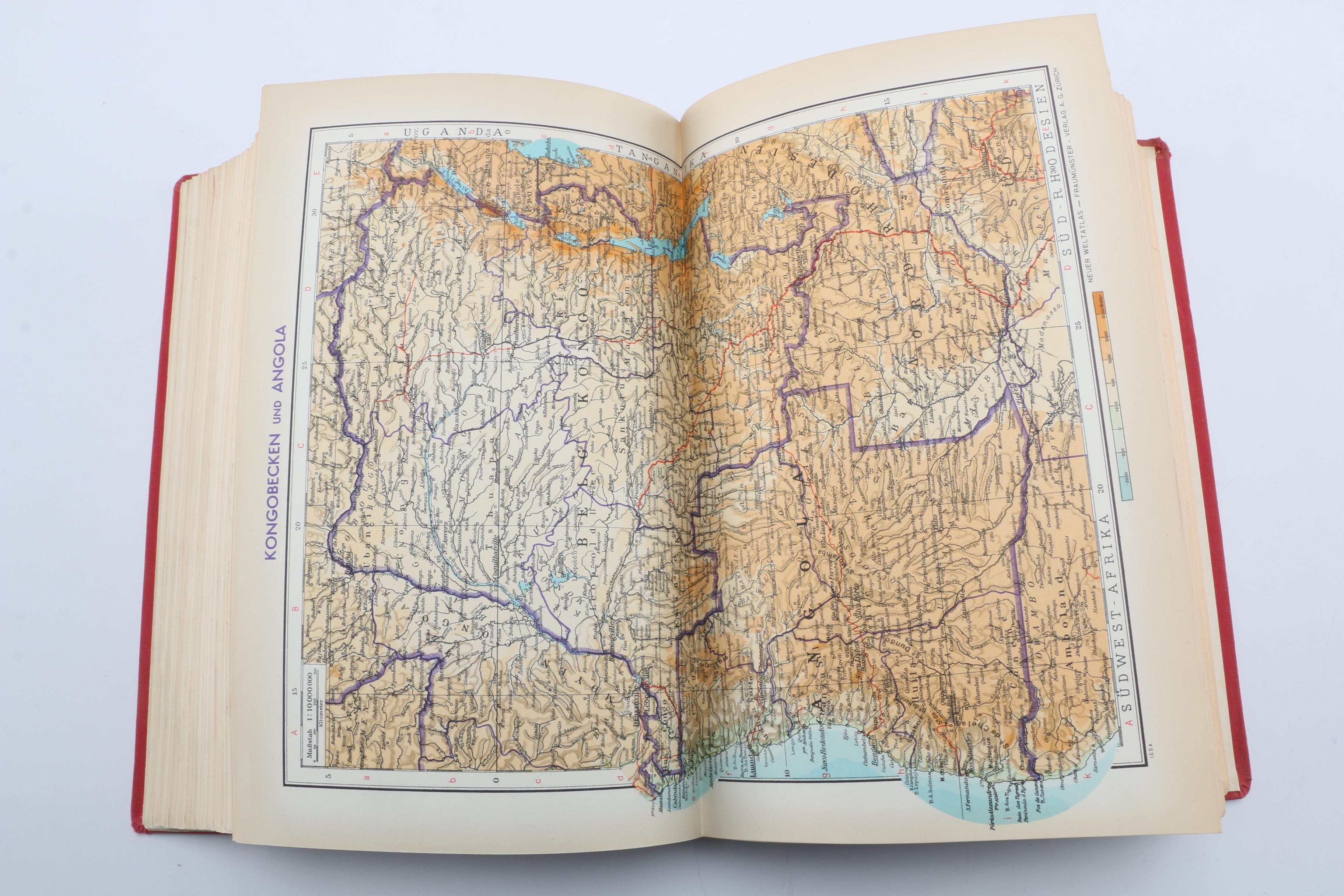 "Neuer Welt-Atlas" by Dr. Eugen Th. Rimli