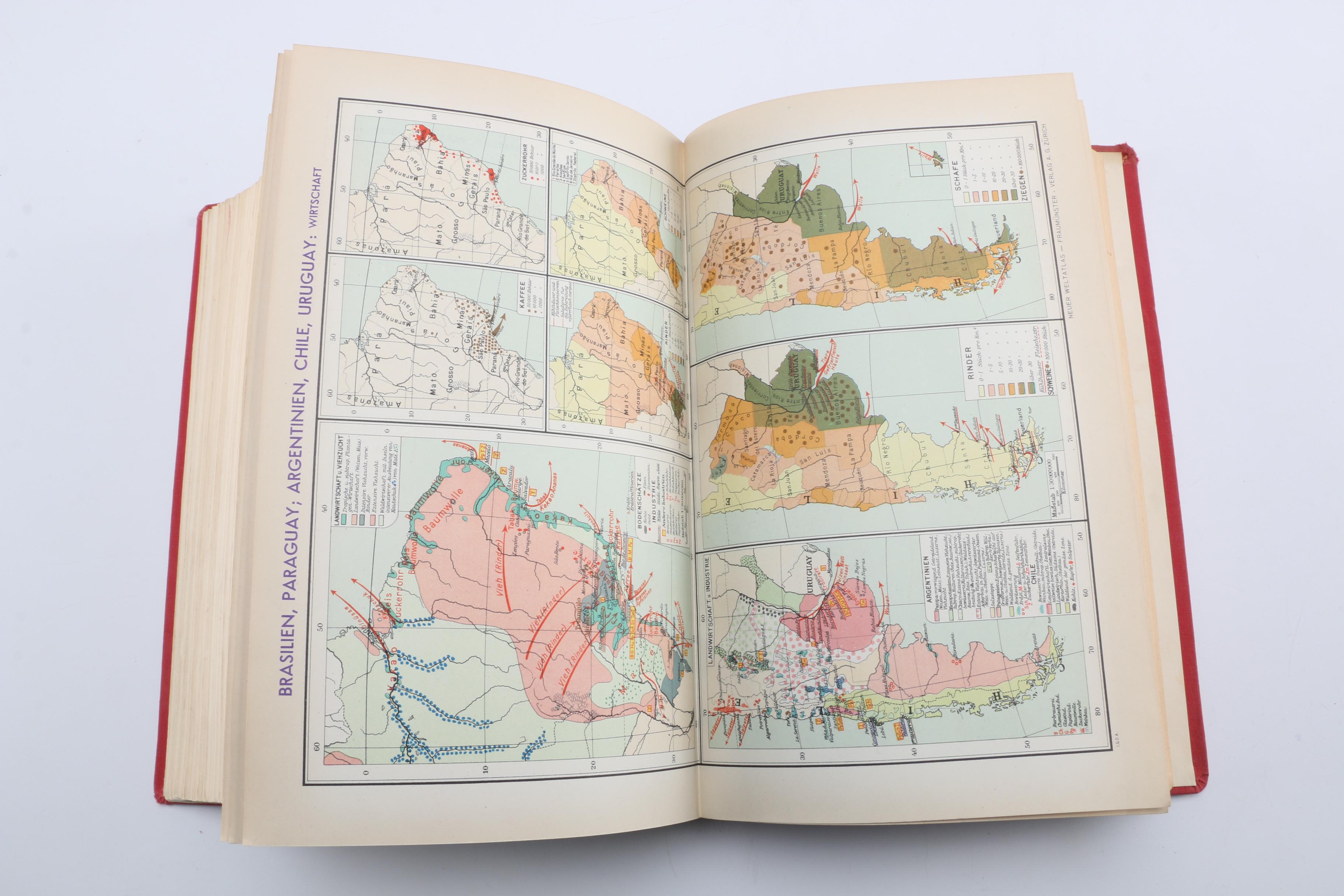 "Neuer Welt-Atlas" by Dr. Eugen Th. Rimli