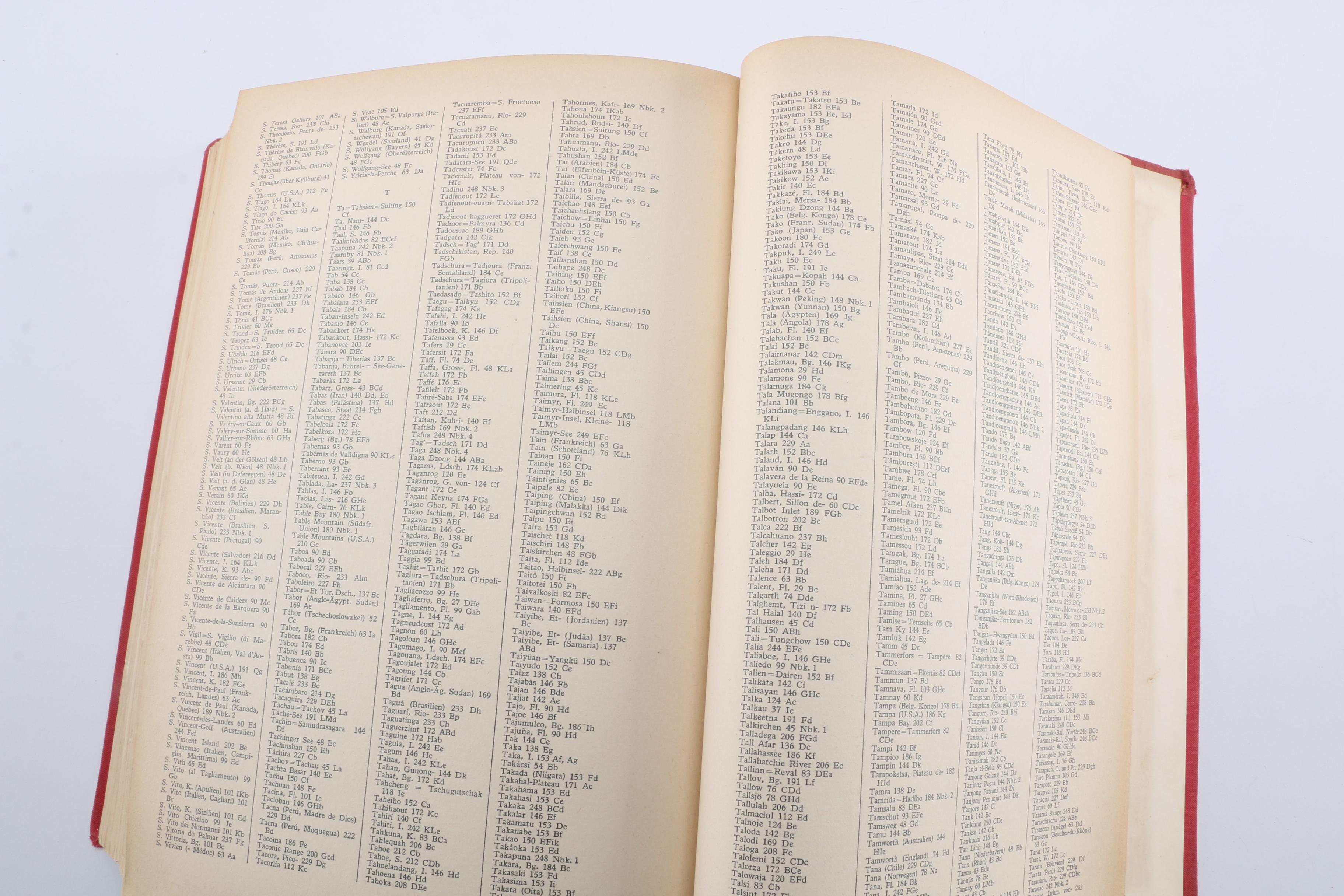 "Neuer Welt-Atlas" by Dr. Eugen Th. Rimli