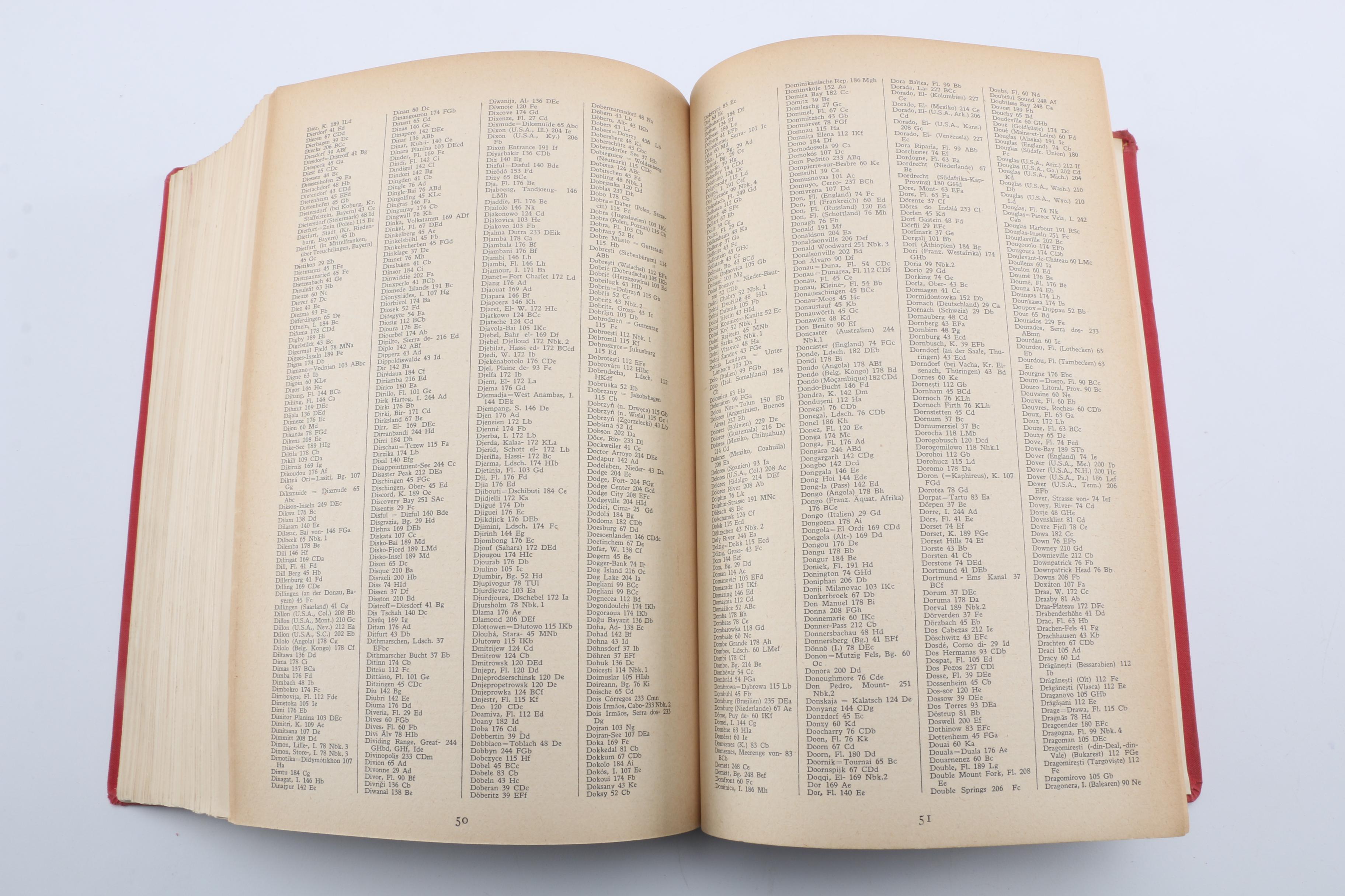 "Neuer Welt-Atlas" by Dr. Eugen Th. Rimli