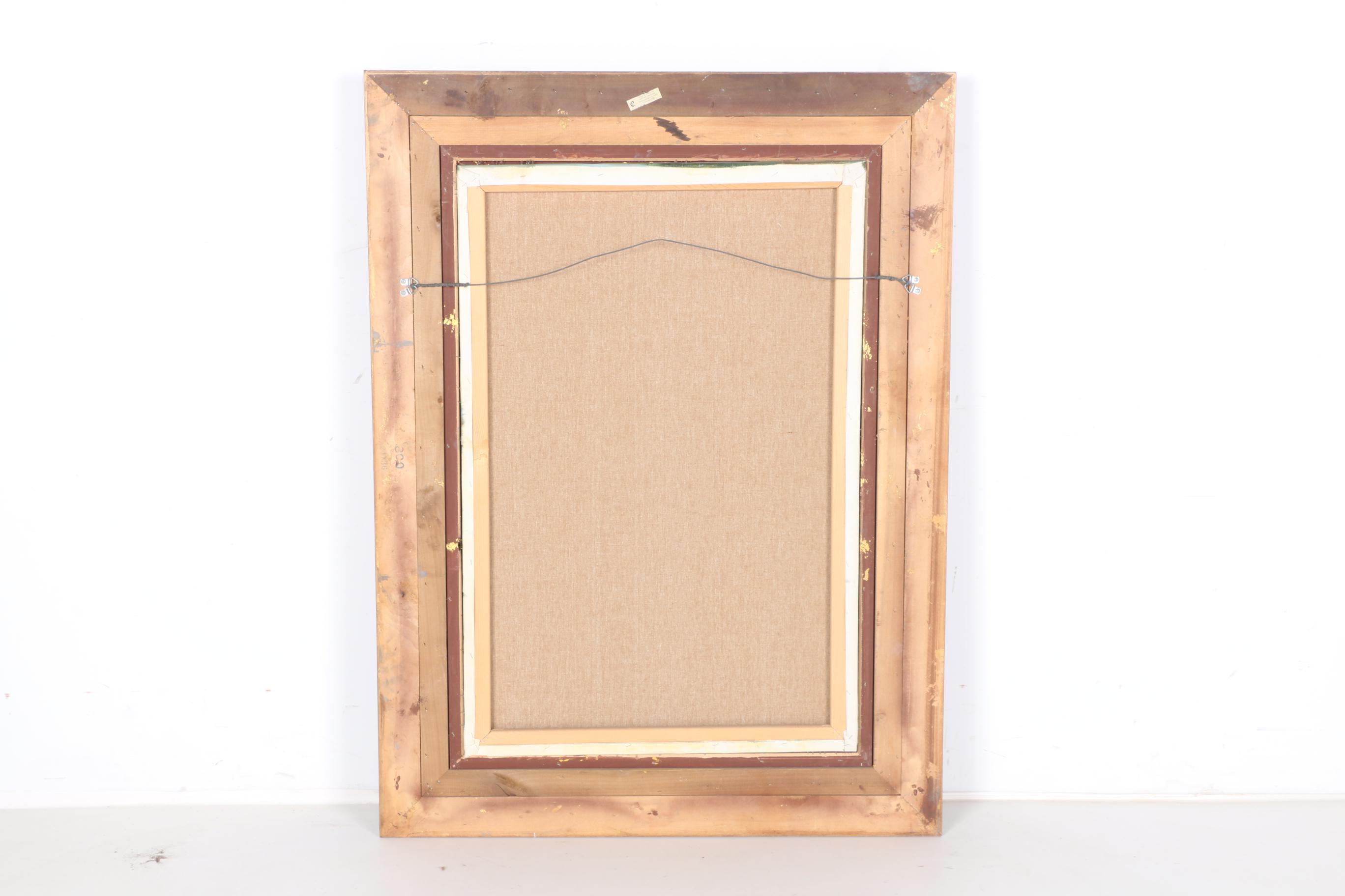 L. Mason Oil on Canvas Painting of Study After Philippe de Champaigne