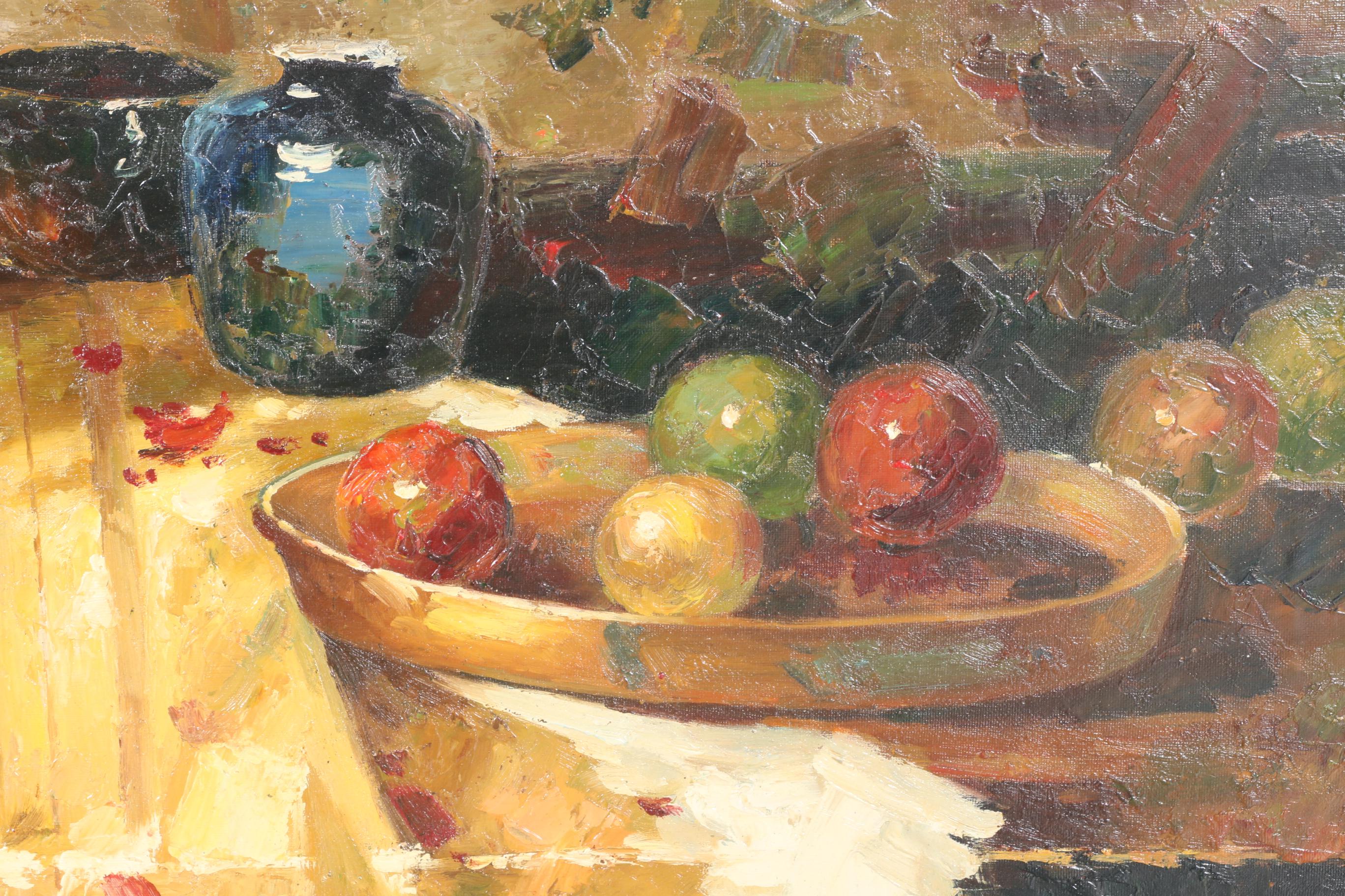 Simmons Oil on Canvas Still Life