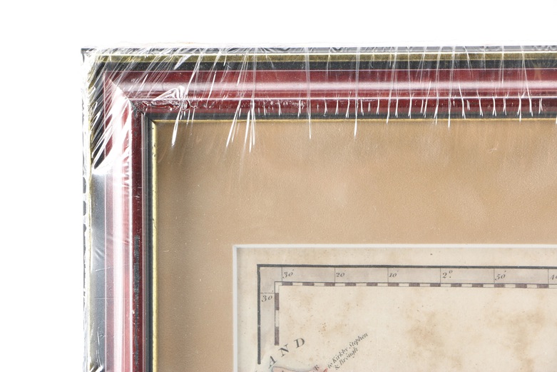 Framed Hand-Colored Etching "West Riding of Yorkshire"