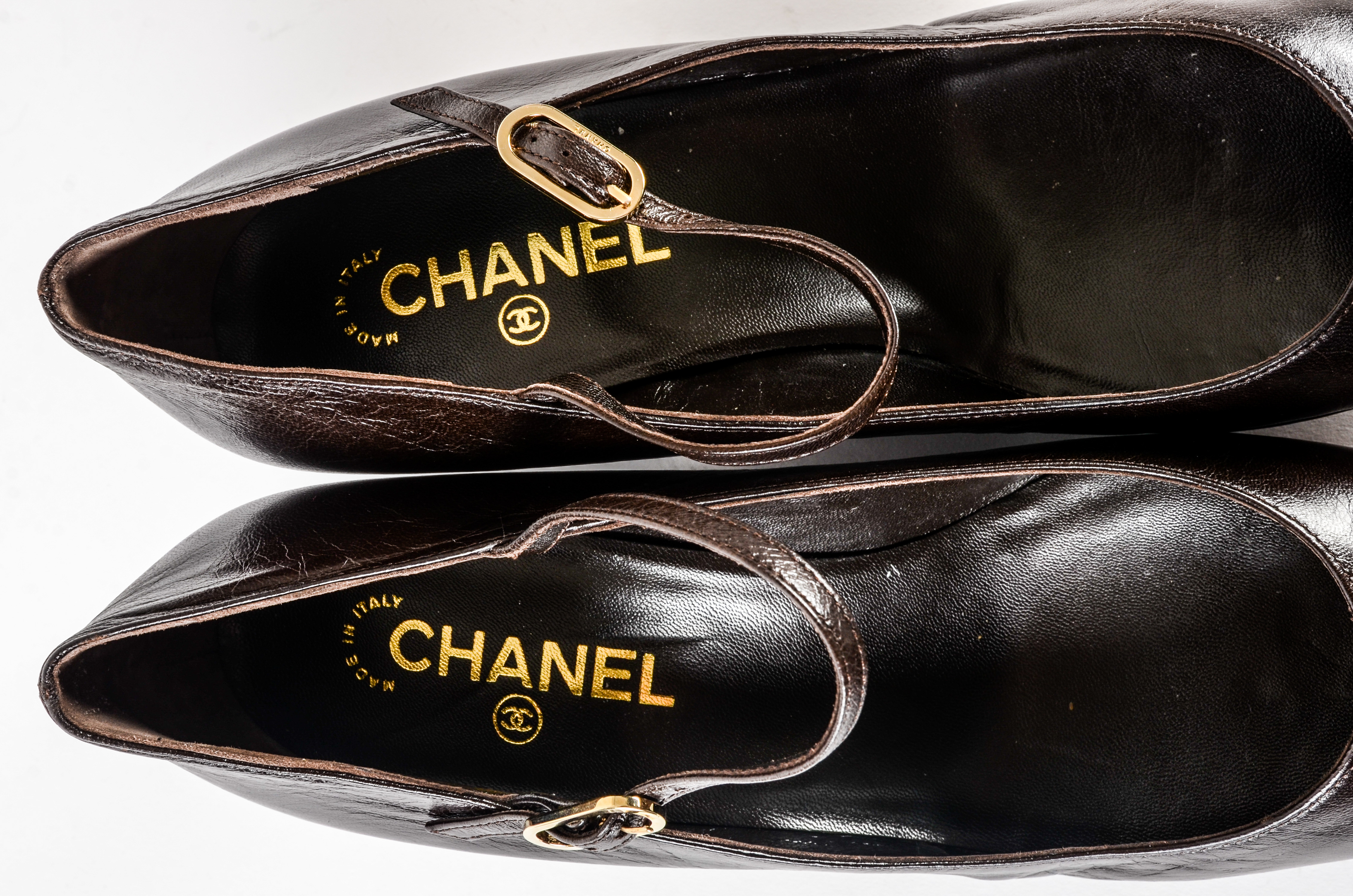 Chanel Platform Wedge Heels