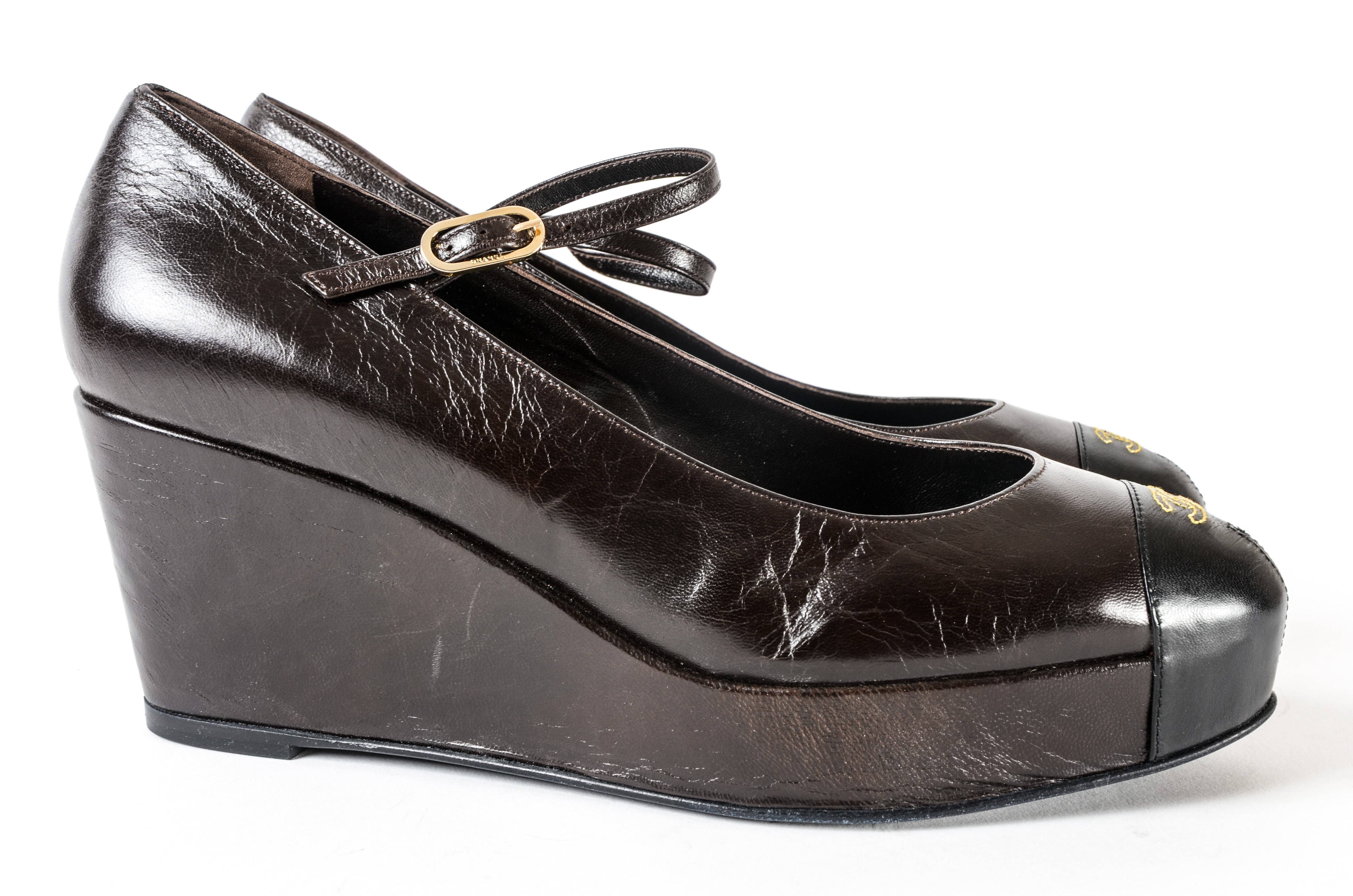 Chanel Platform Wedge Heels