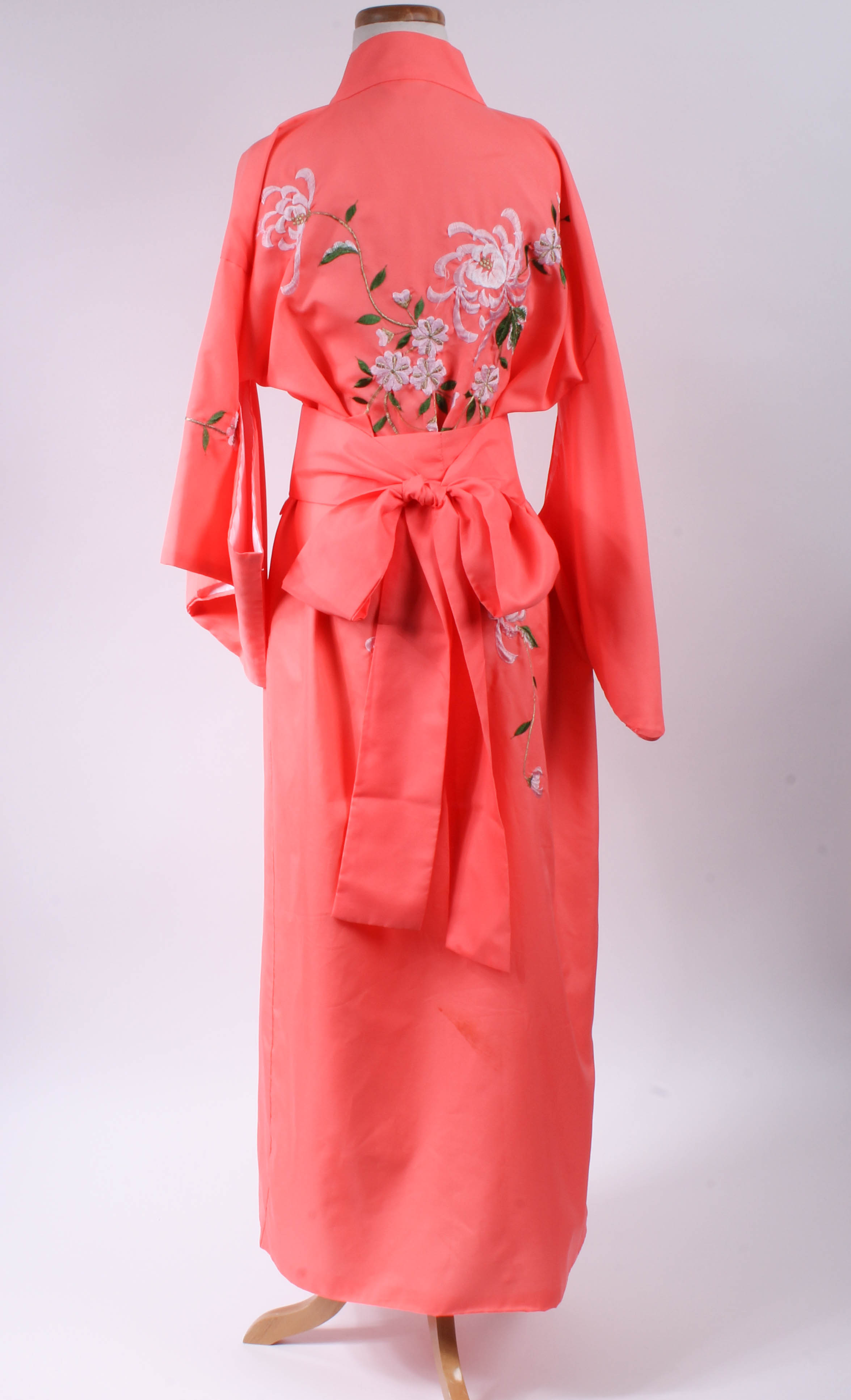 Pair of Japanese Embroidered Kimono-Style Robes