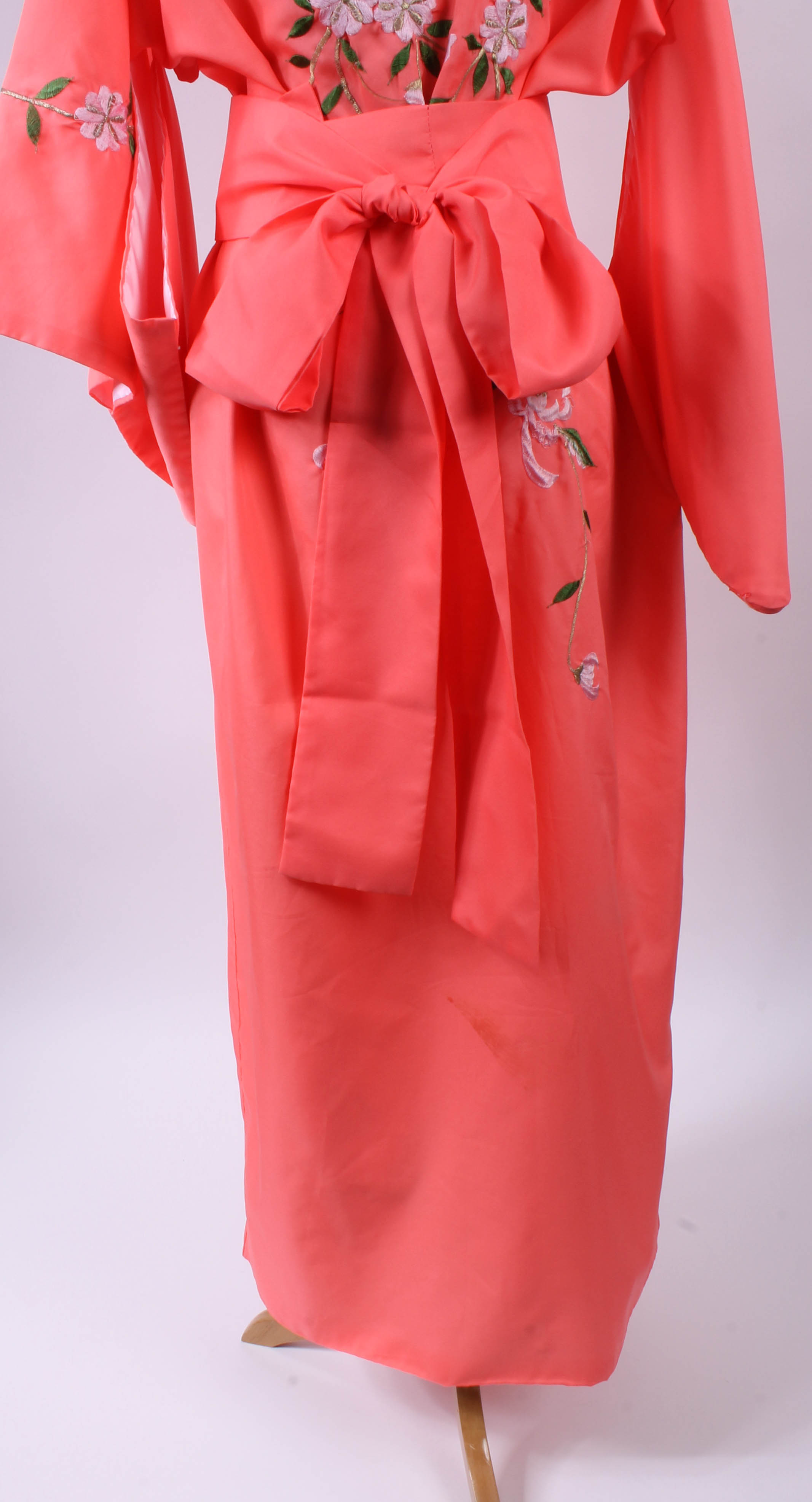 Pair of Japanese Embroidered Kimono-Style Robes