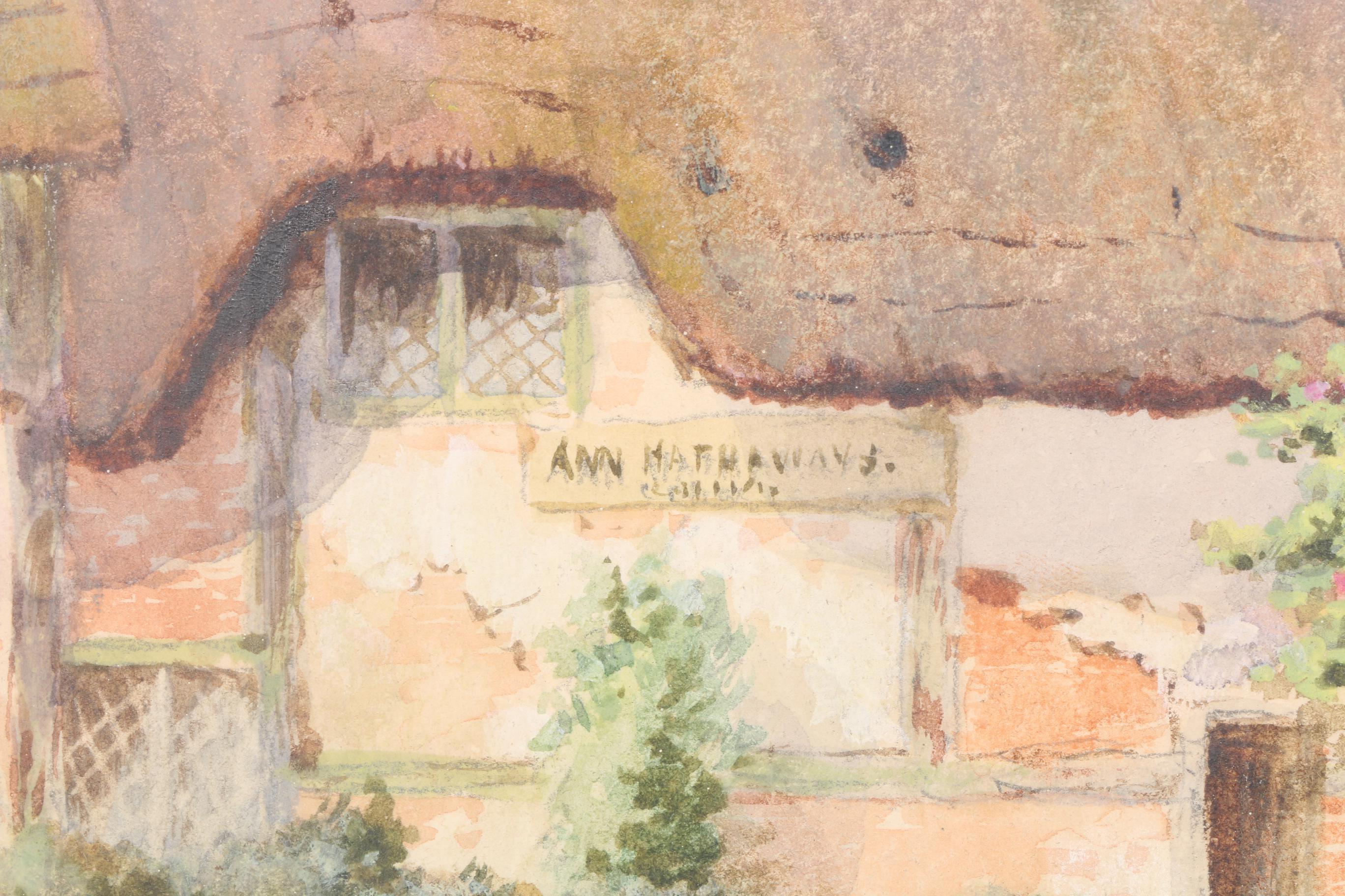 19th Century Thomas Noel Smith Gouache Painting of Landscape