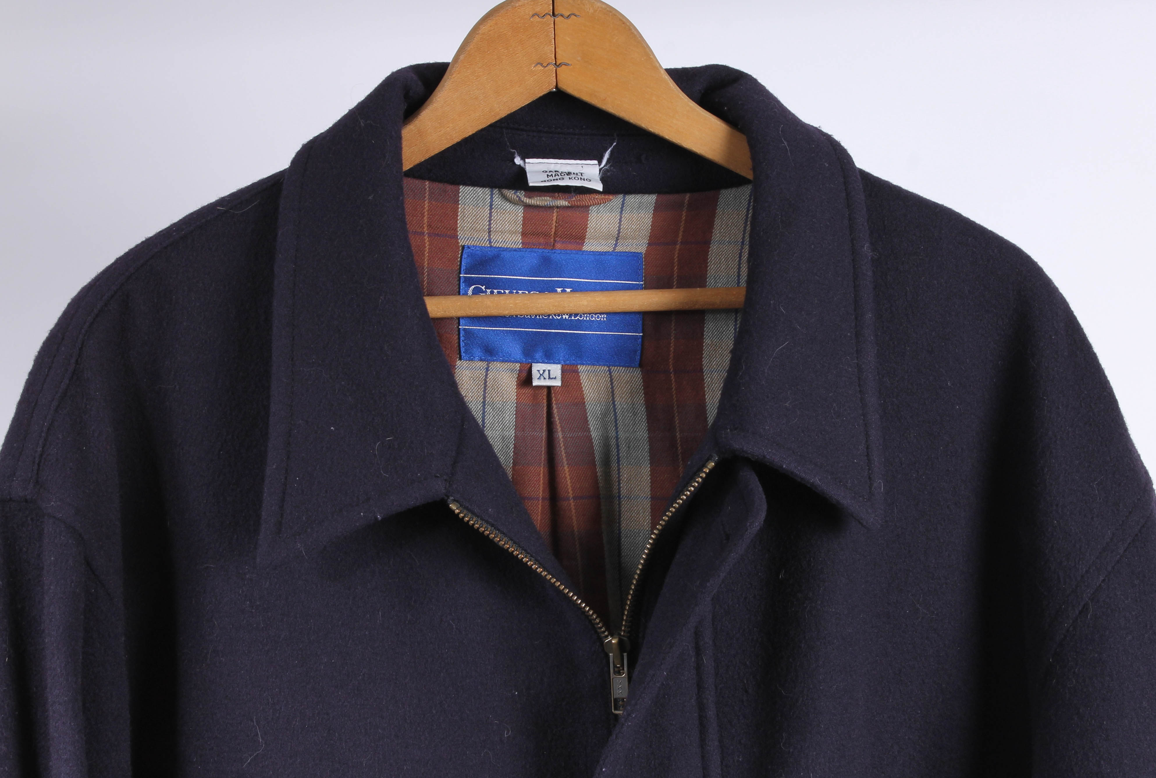 Gieves & Hawkes Men's Navy Blue Jacket