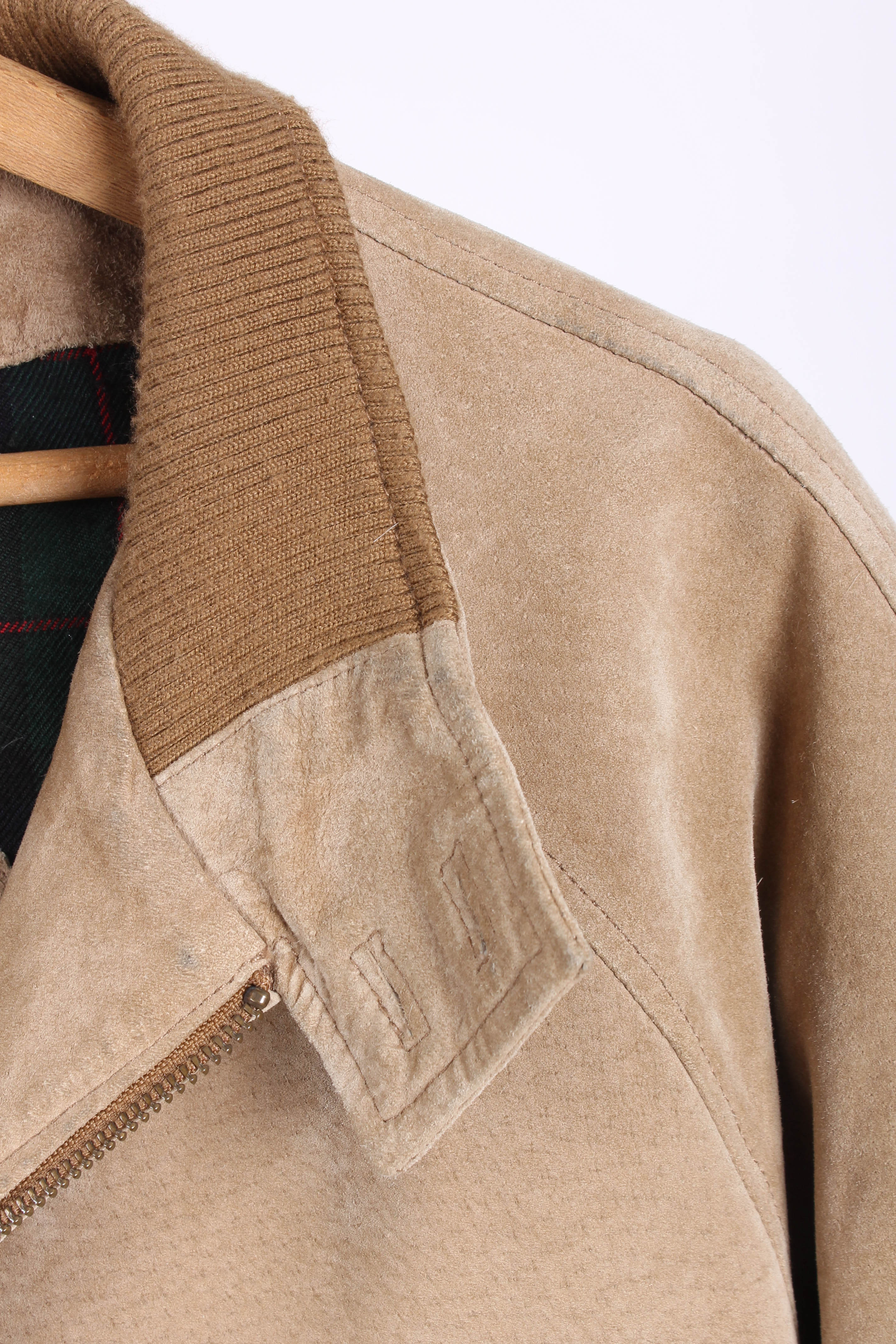 Orvis Men's Tan Leather Jacket