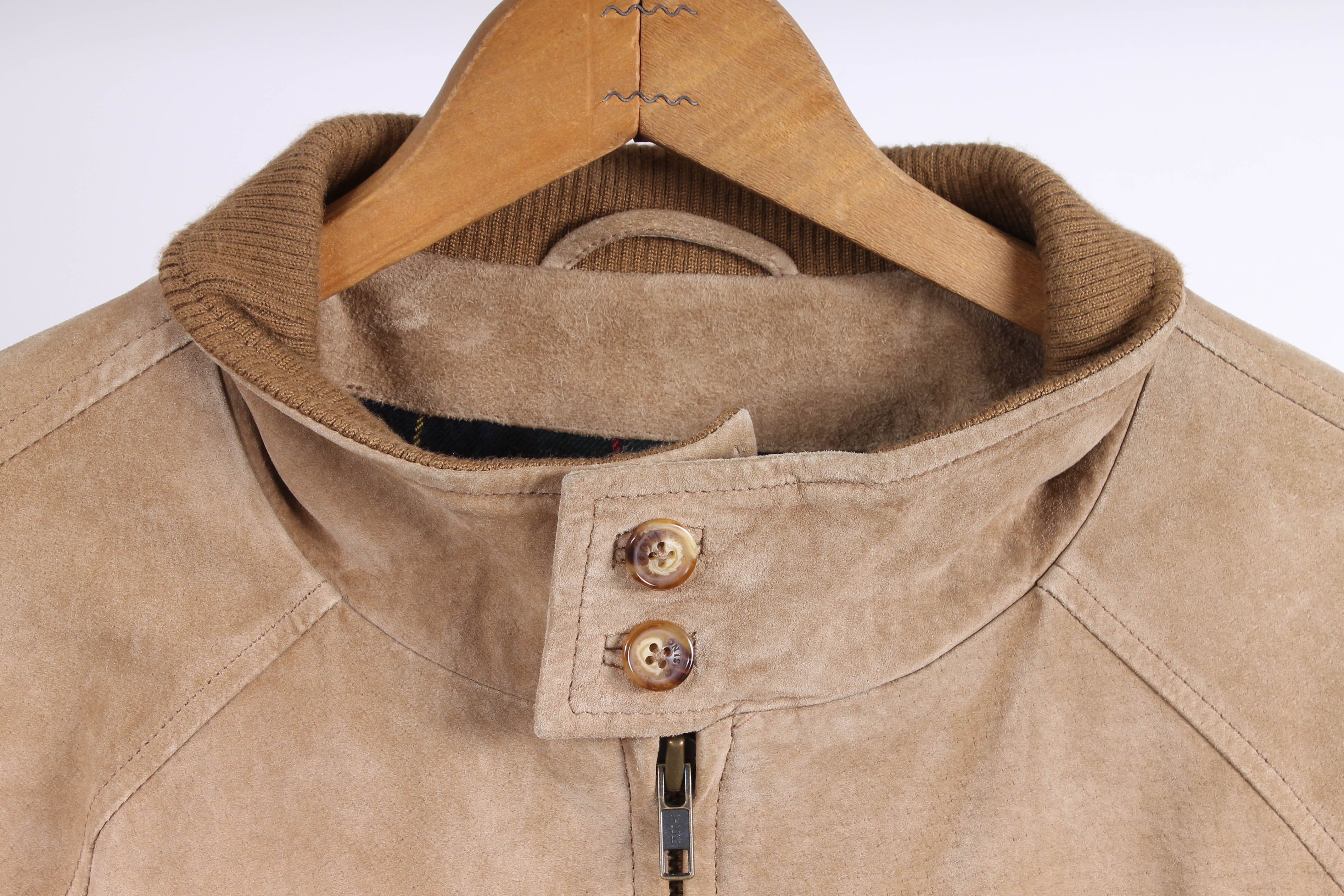 Orvis Men's Tan Leather Jacket