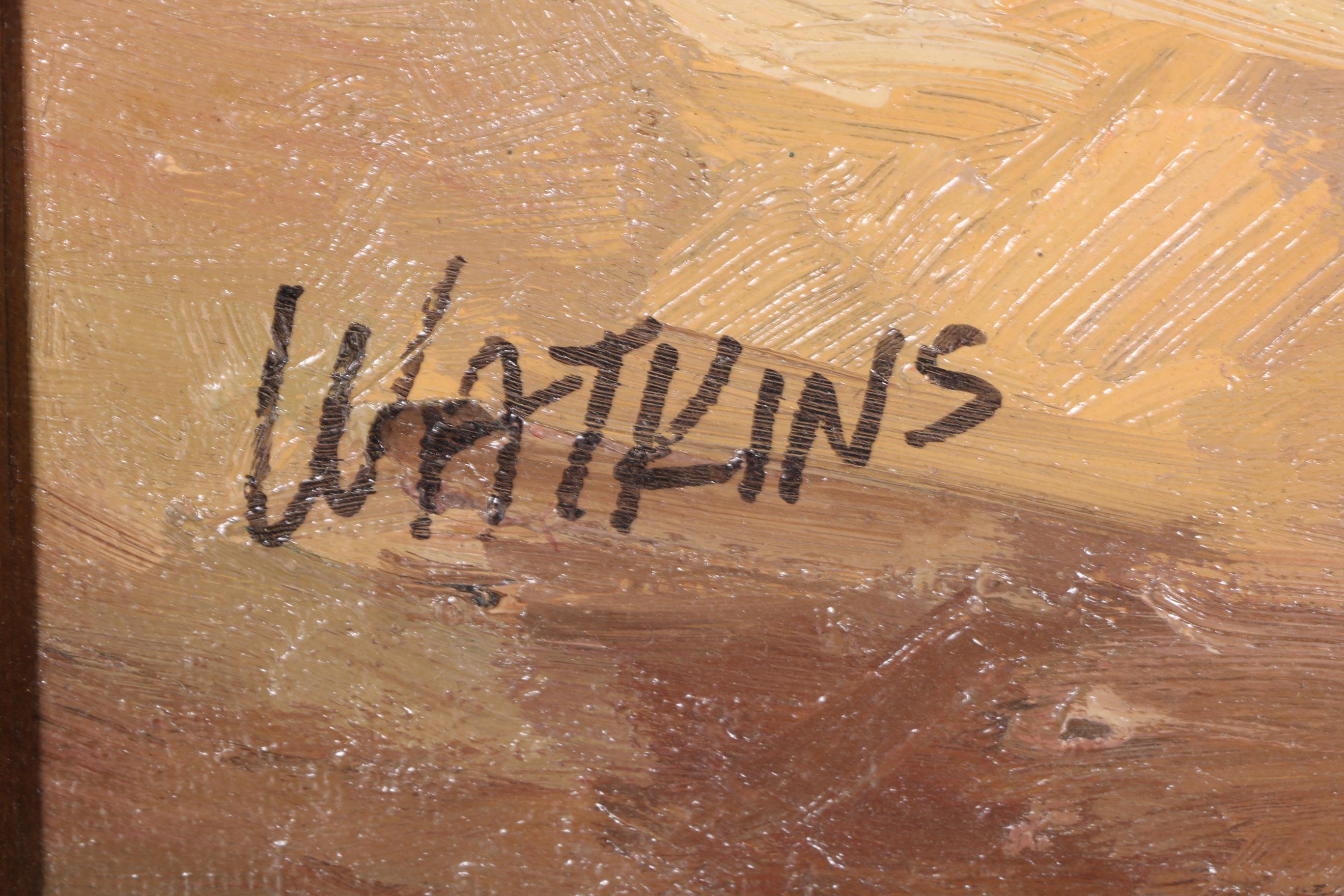 Watkins Original Oil Painting on Canvas