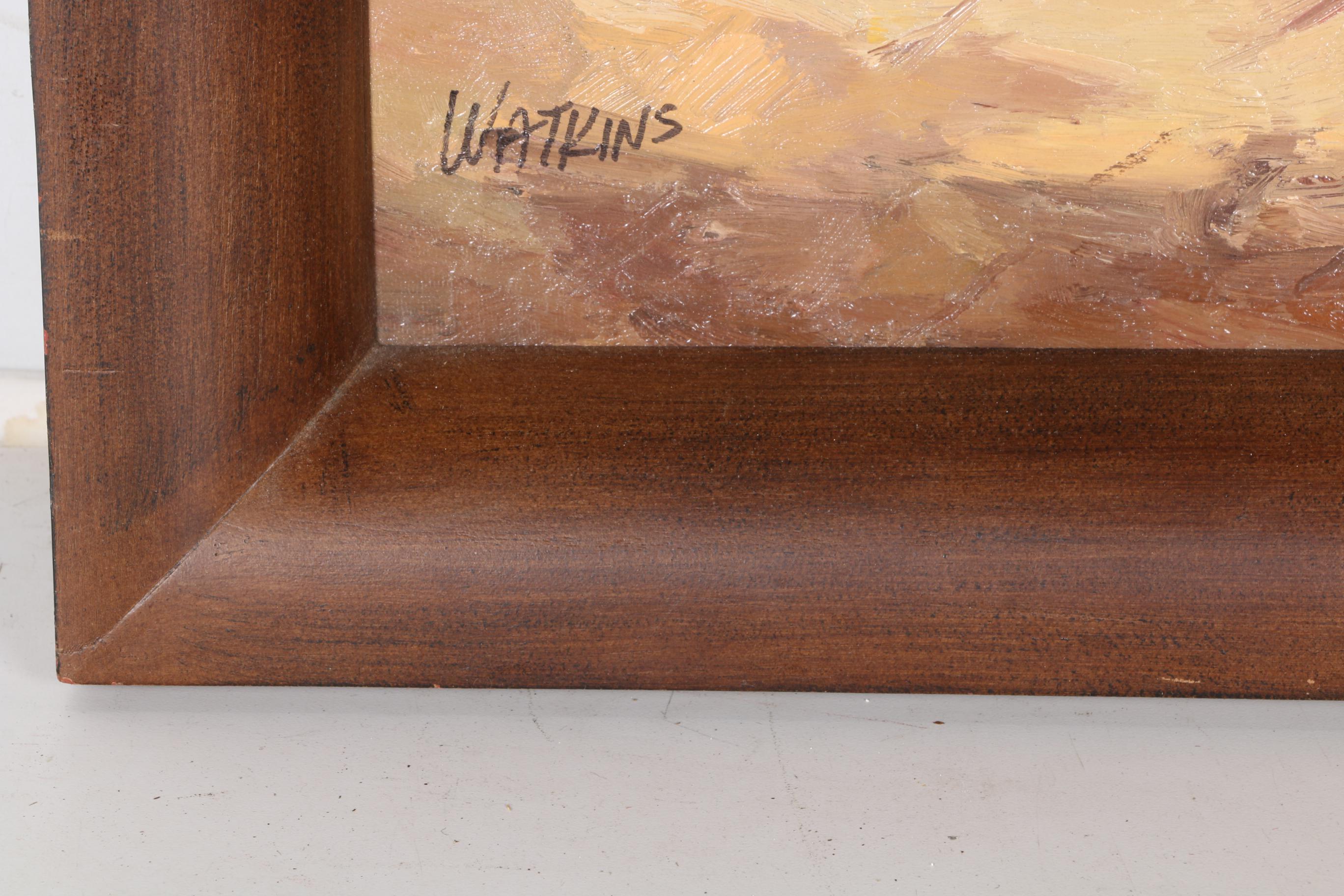 Watkins Original Oil Painting on Canvas