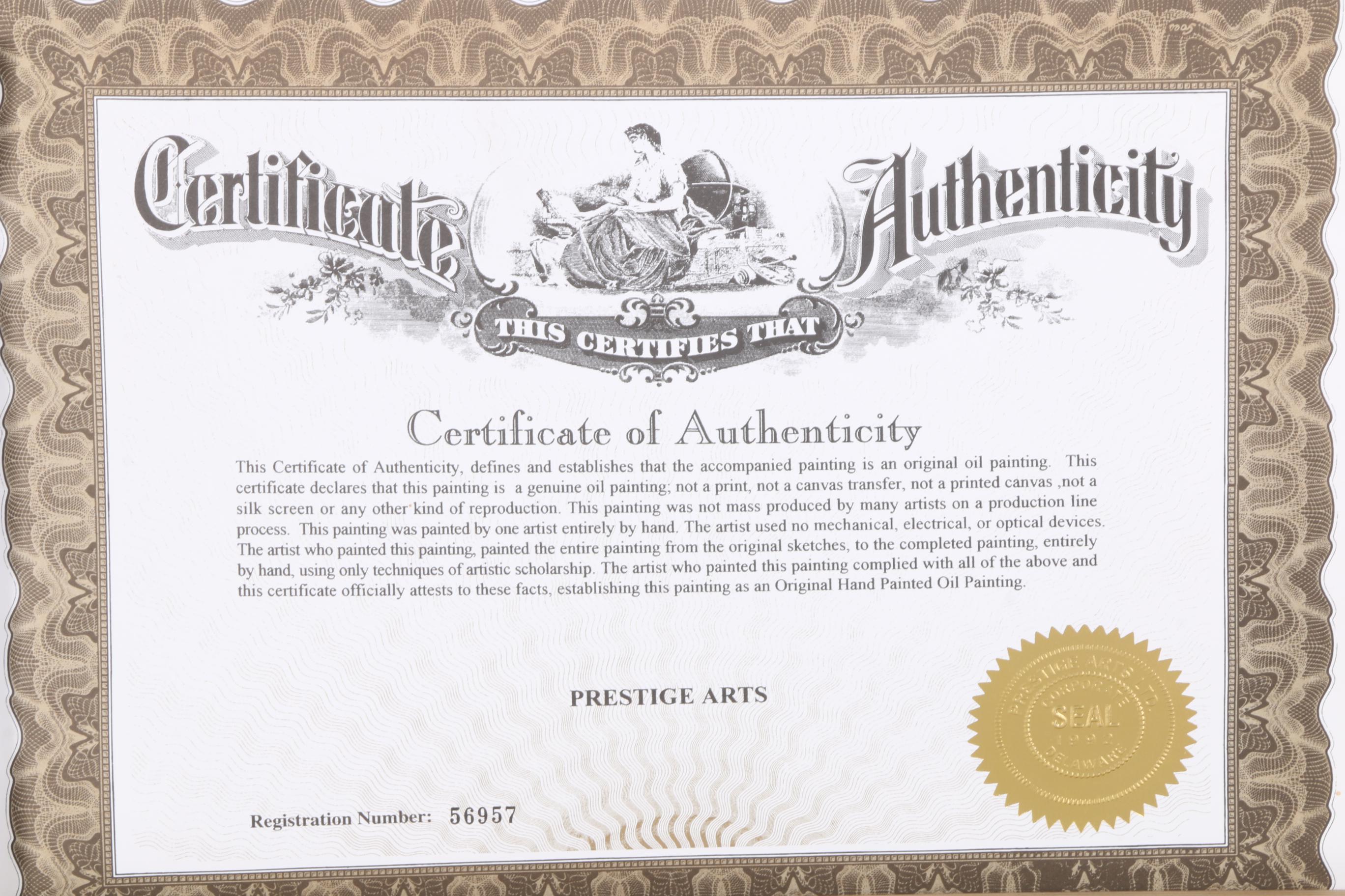 Watkins Original Oil Painting on Canvas