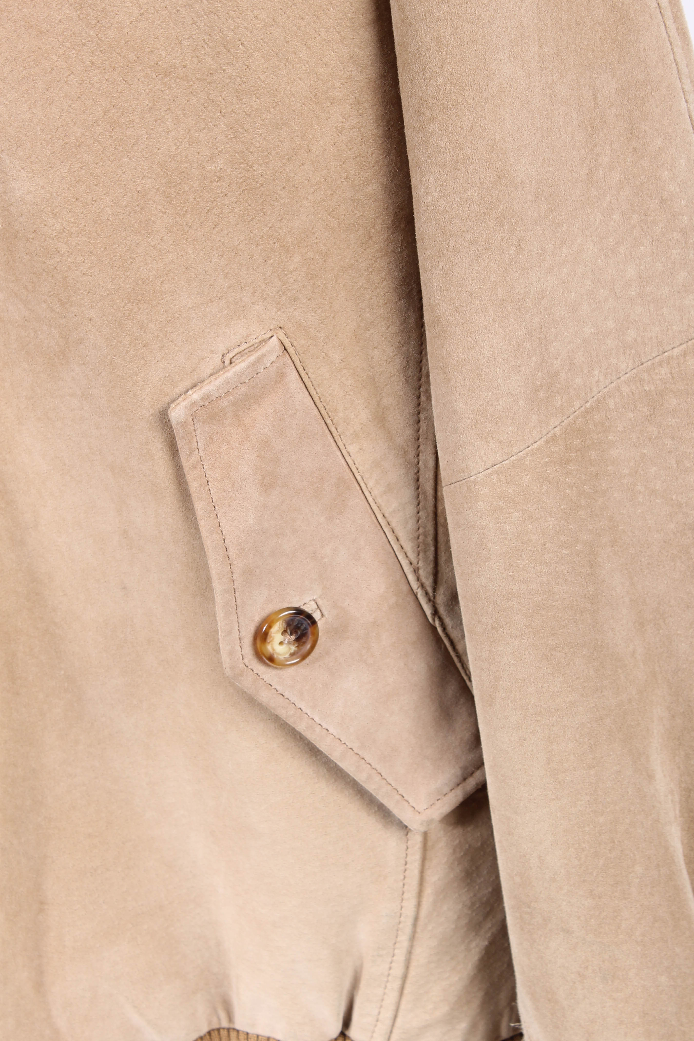 Orvis Men's Tan Leather Jacket