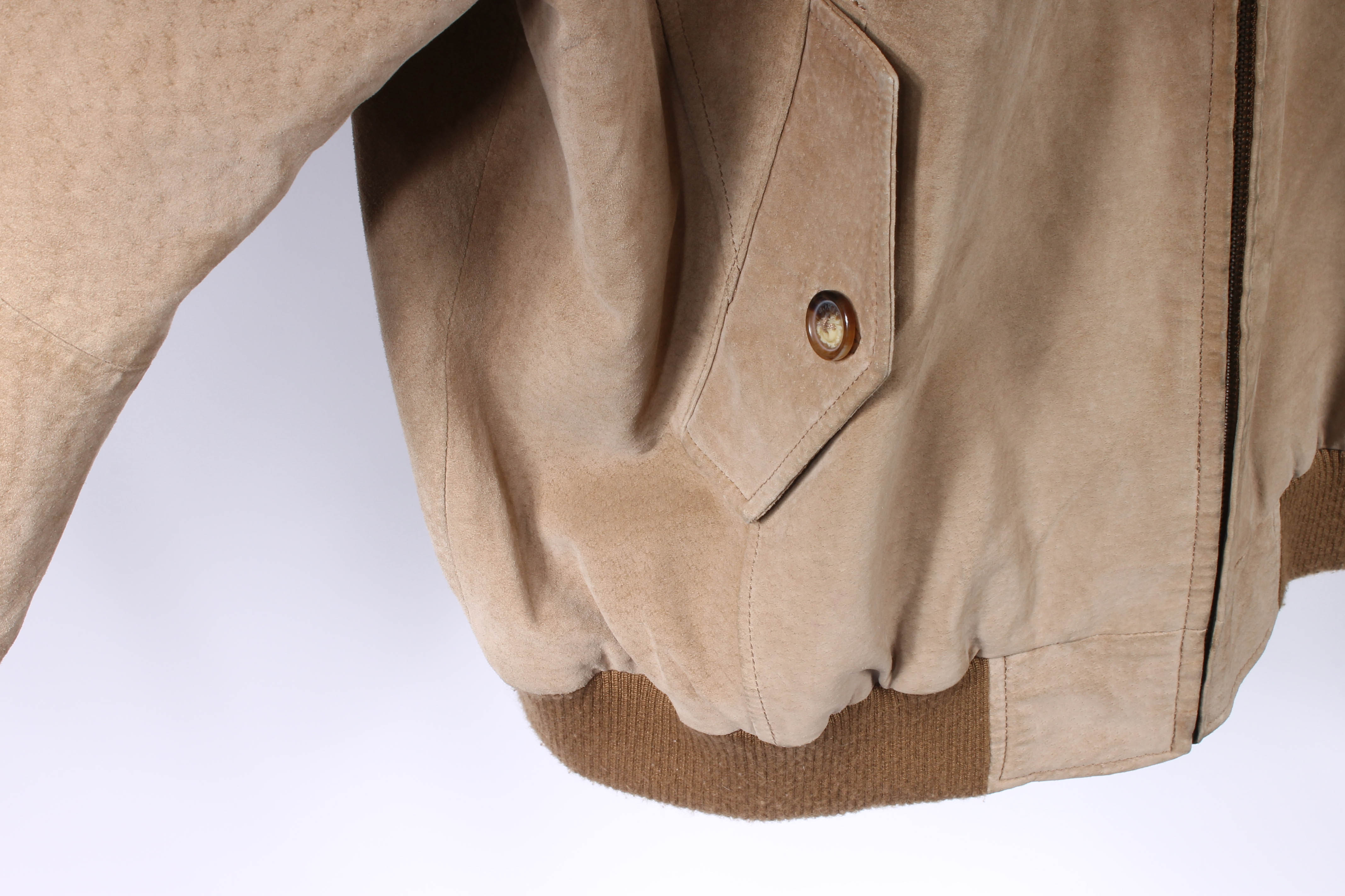 Orvis Men's Tan Leather Jacket