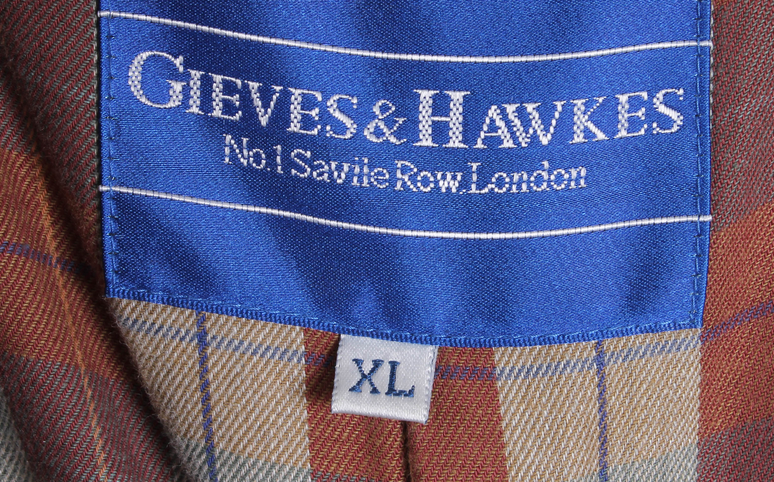 Gieves & Hawkes Men's Navy Blue Jacket