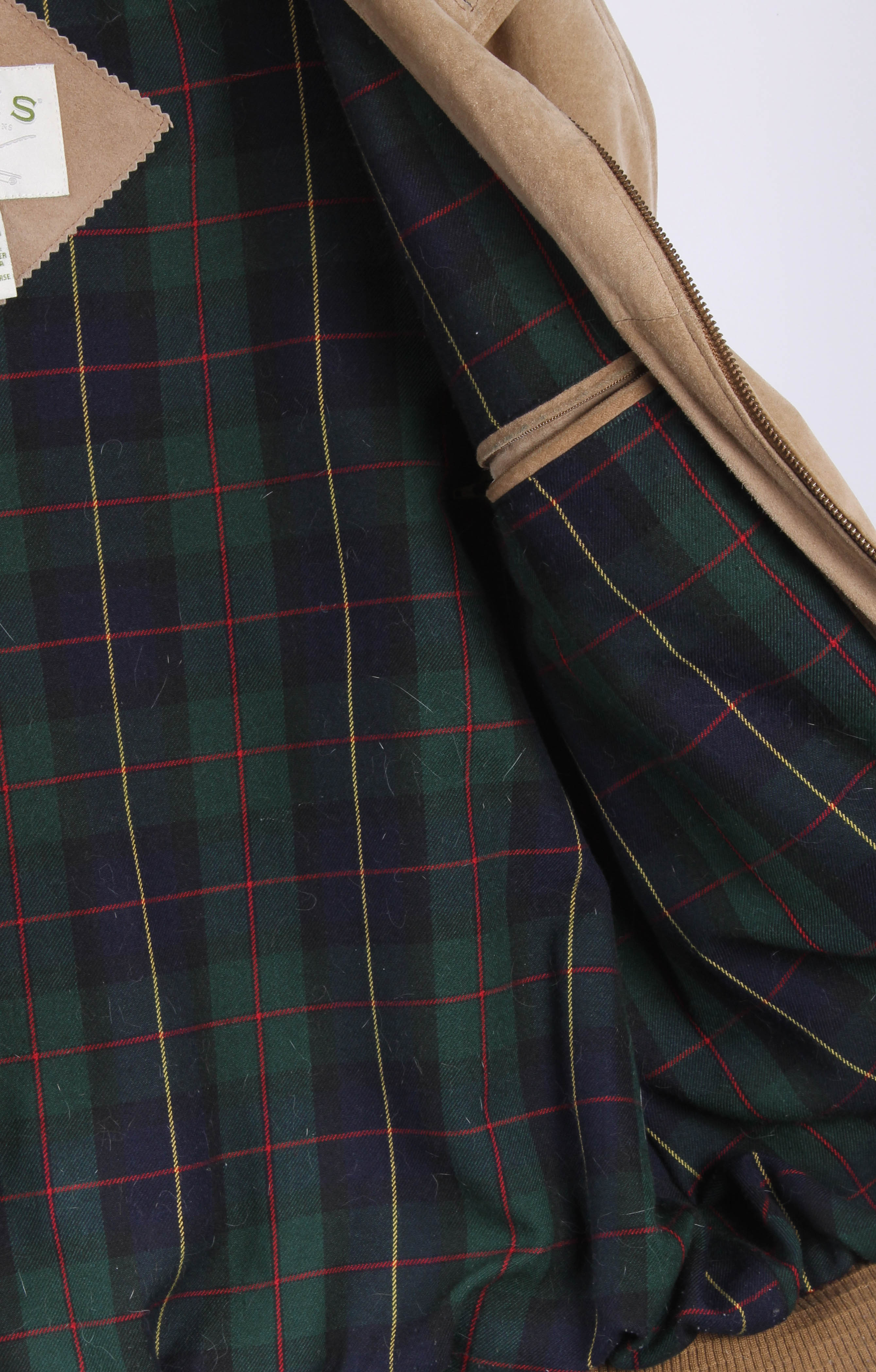 Orvis Men's Tan Leather Jacket