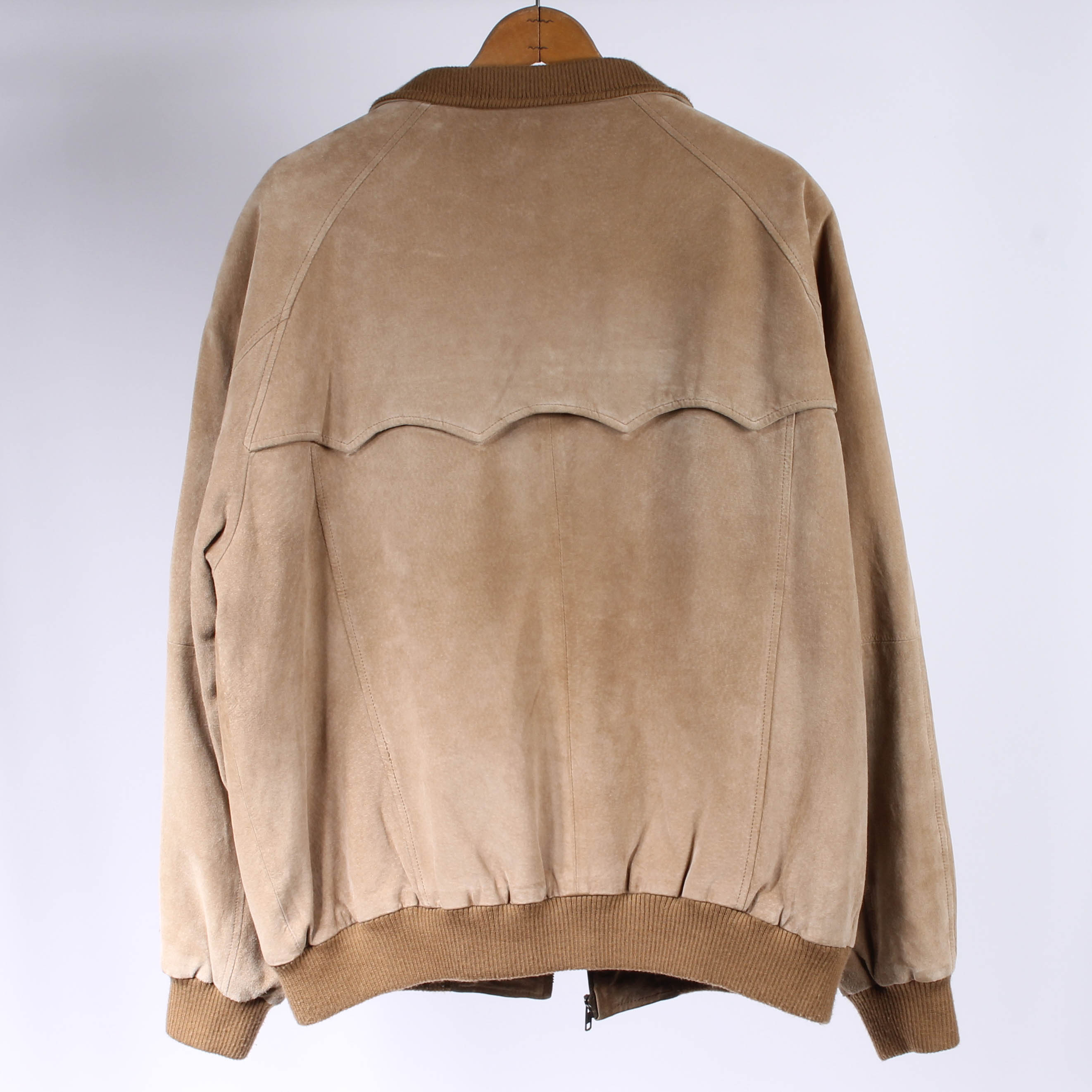 Orvis Men's Tan Leather Jacket