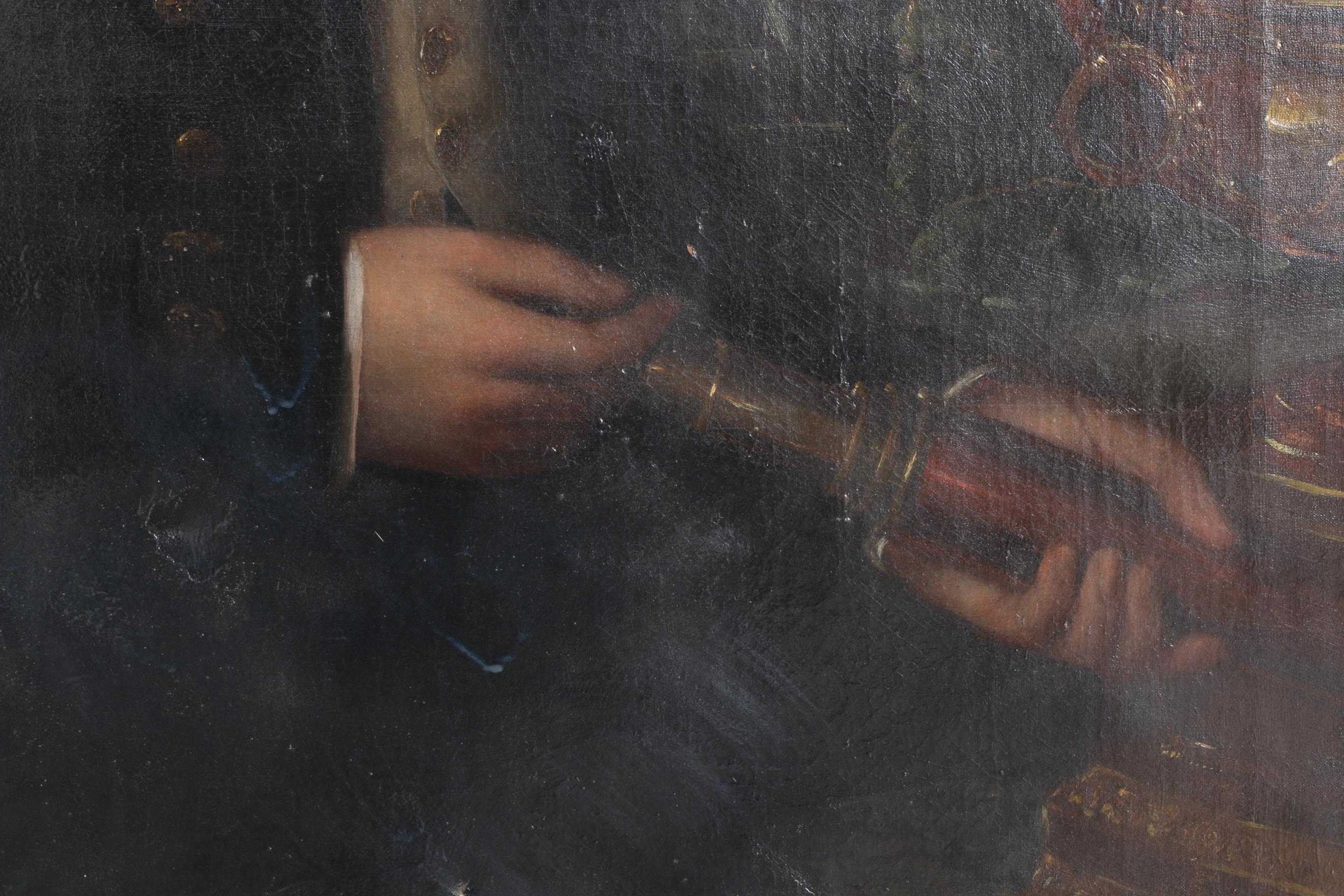 19th Century British Oil on Canvas Portrait of a Man