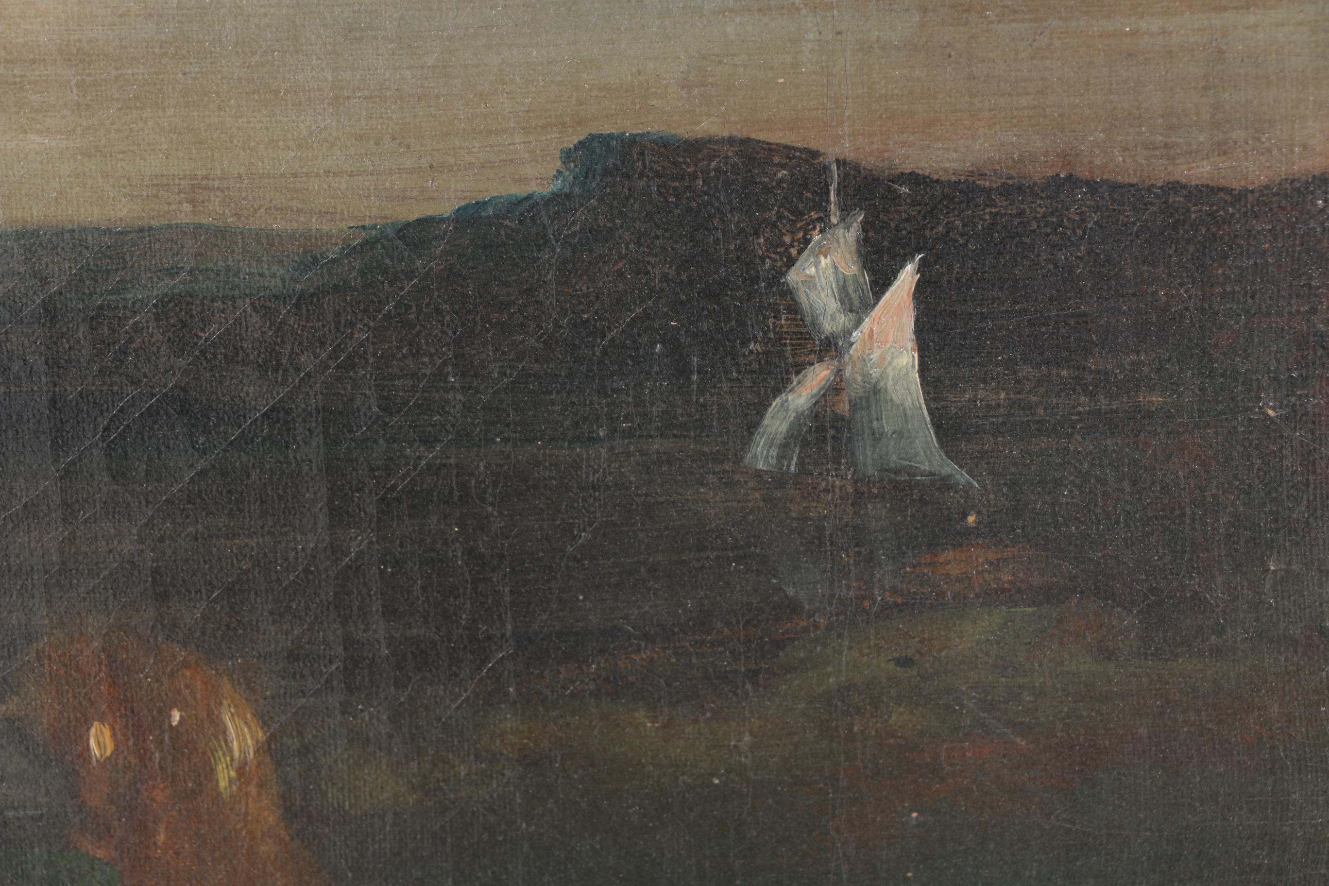 19th Century British Oil on Canvas Portrait of a Man