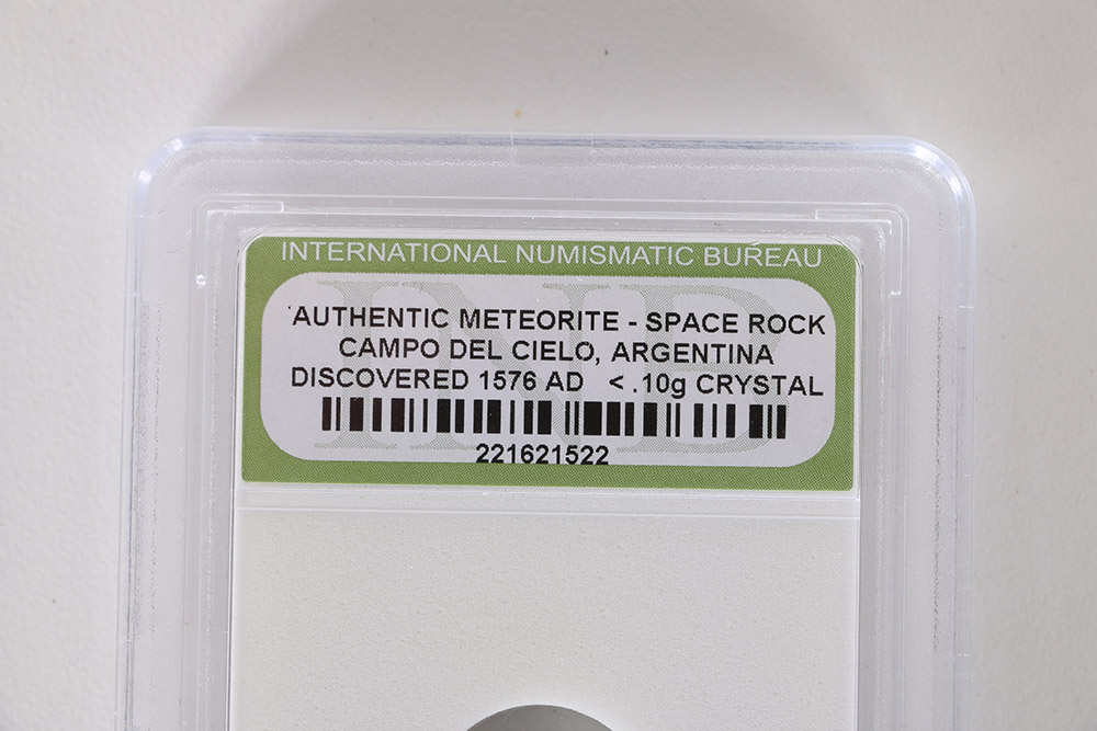 Encapsulated Meteorite