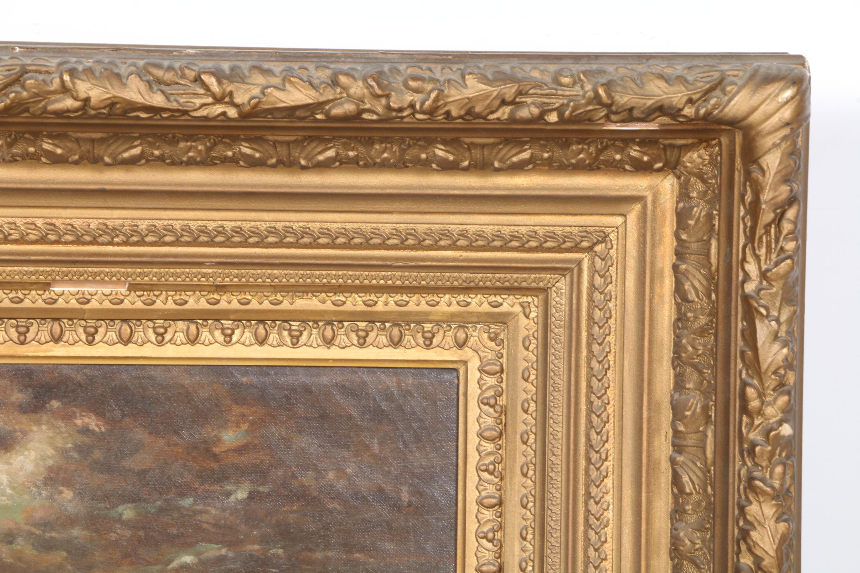 After Fredric Edwin Church Oil Painting on Canvas of "Niagra Falls"