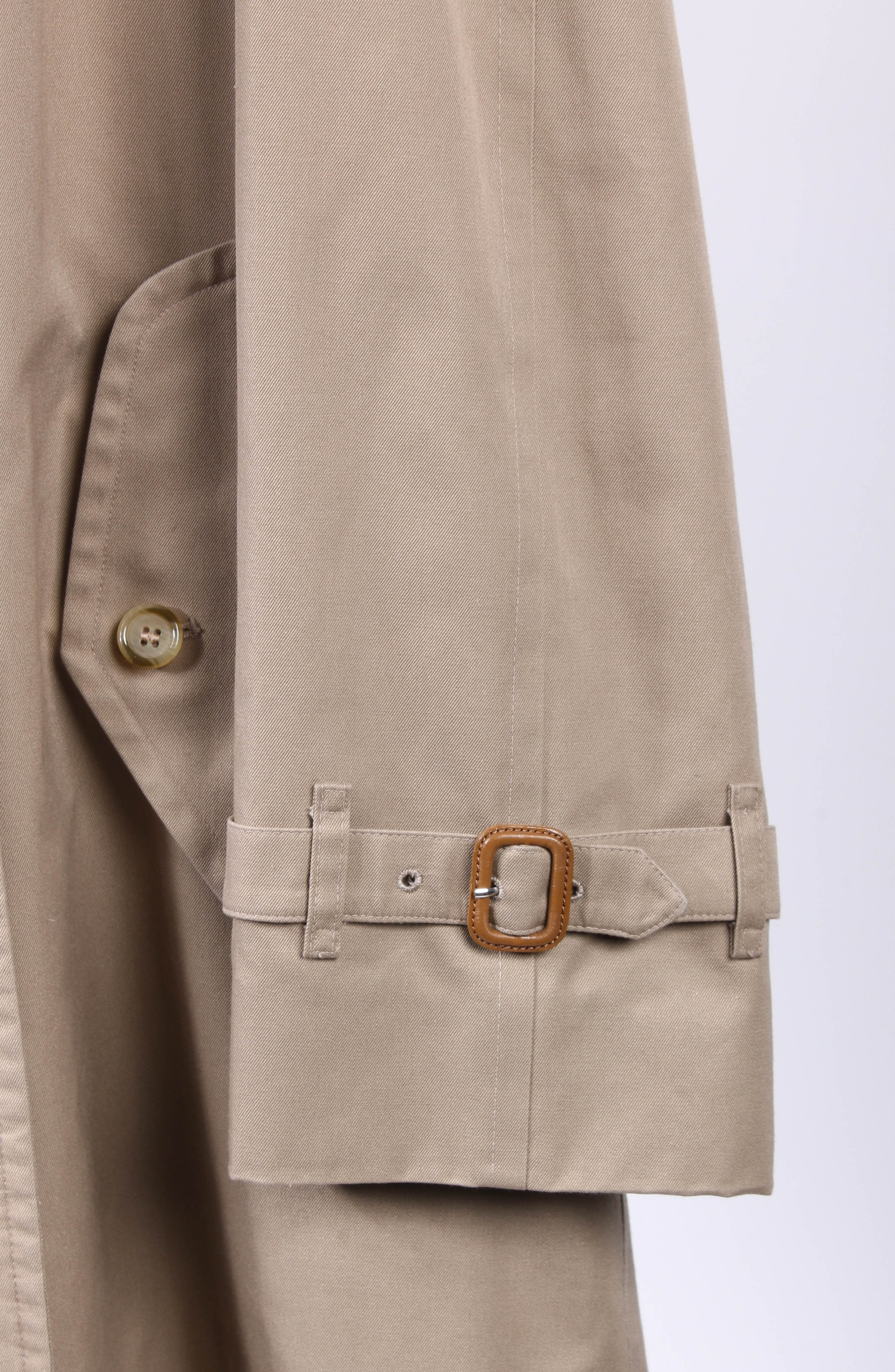 Men's Burberrys Tan Twill Wool Overcoat