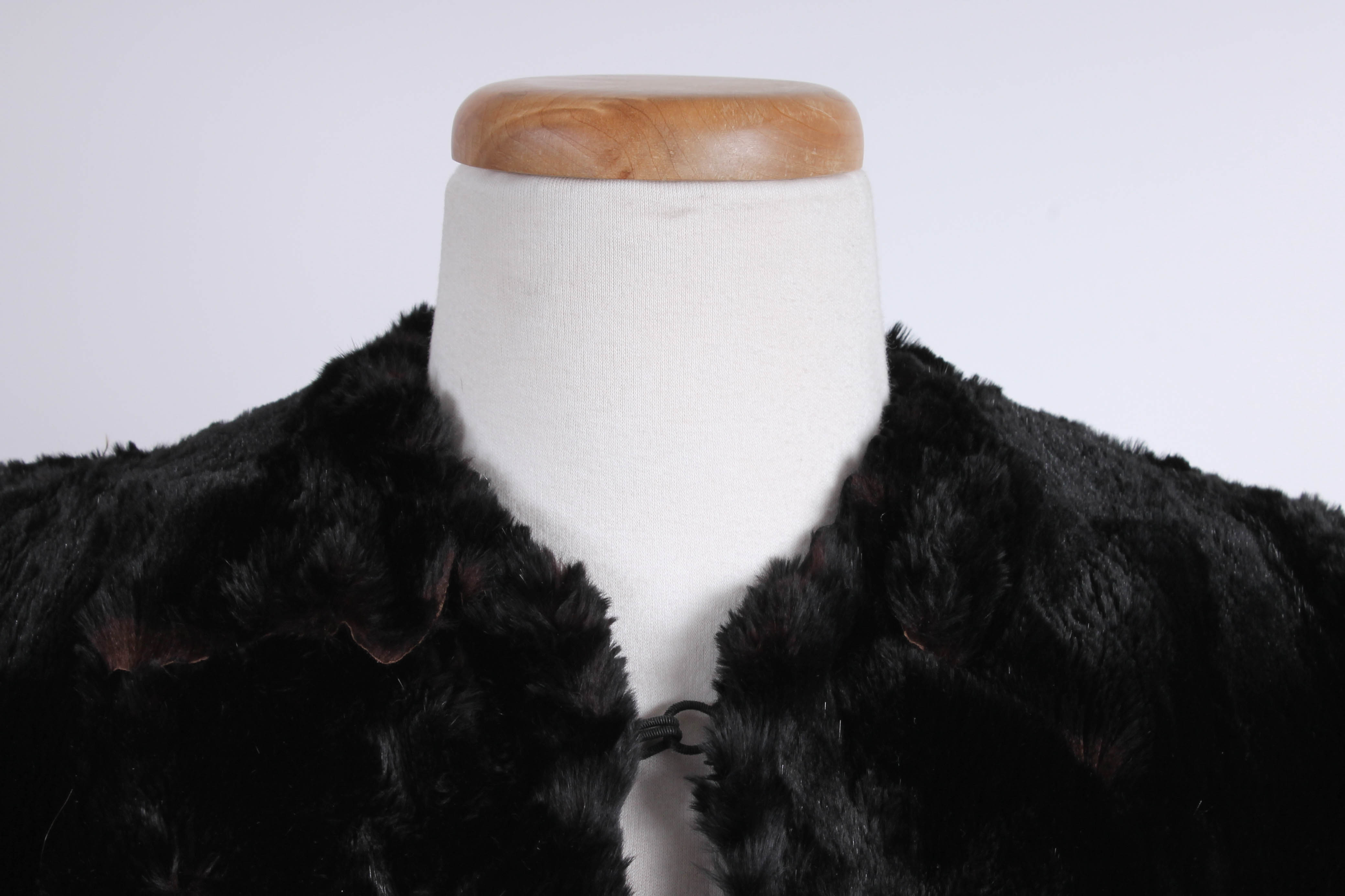 Vintage Black Fur Jacket by Michaels Furs of Fashion St. Louis
