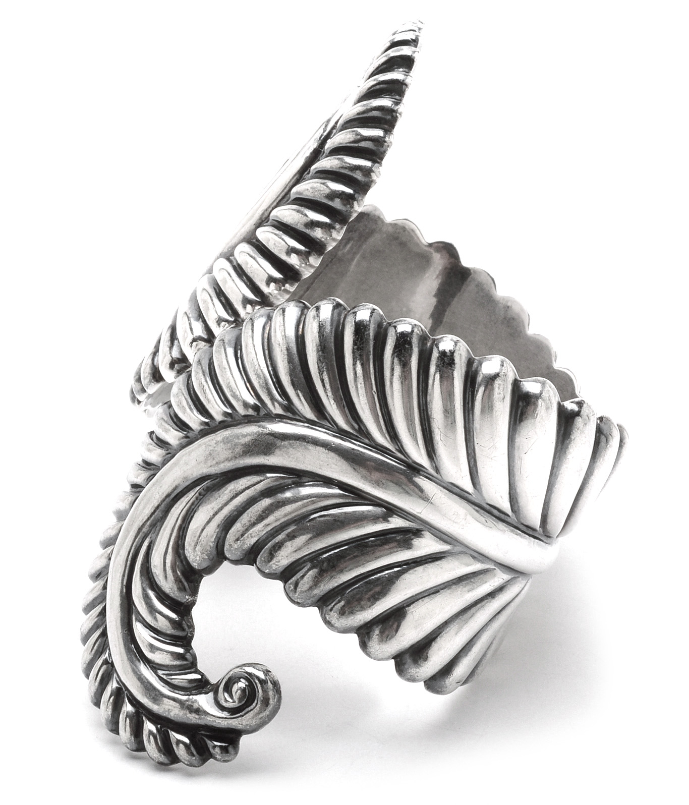 Vintage Taxco Mexico Sterling Silver Hinged Clamper Bracelet