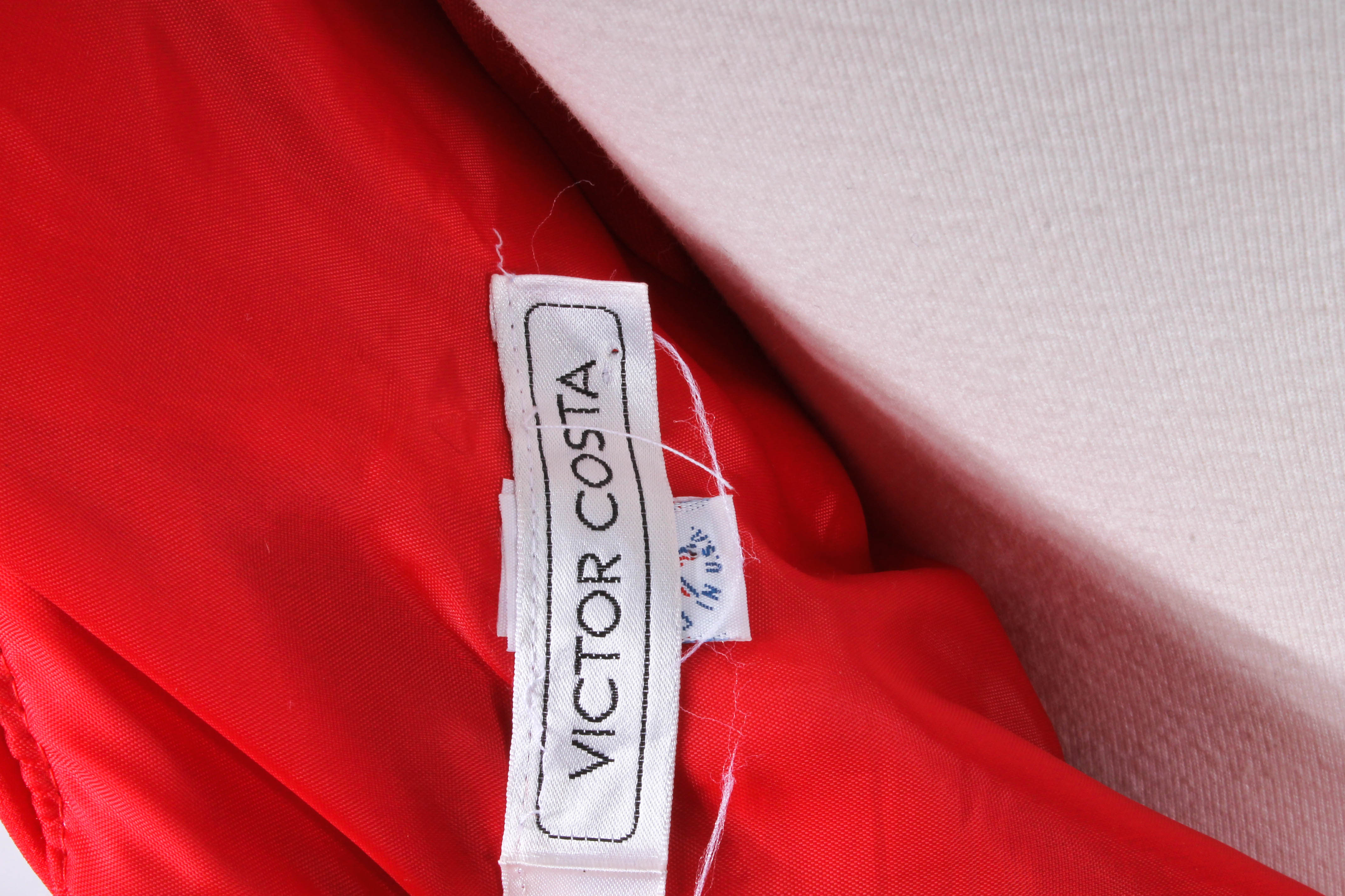 Pair of Women's Bright-Colored Strapless Dresses