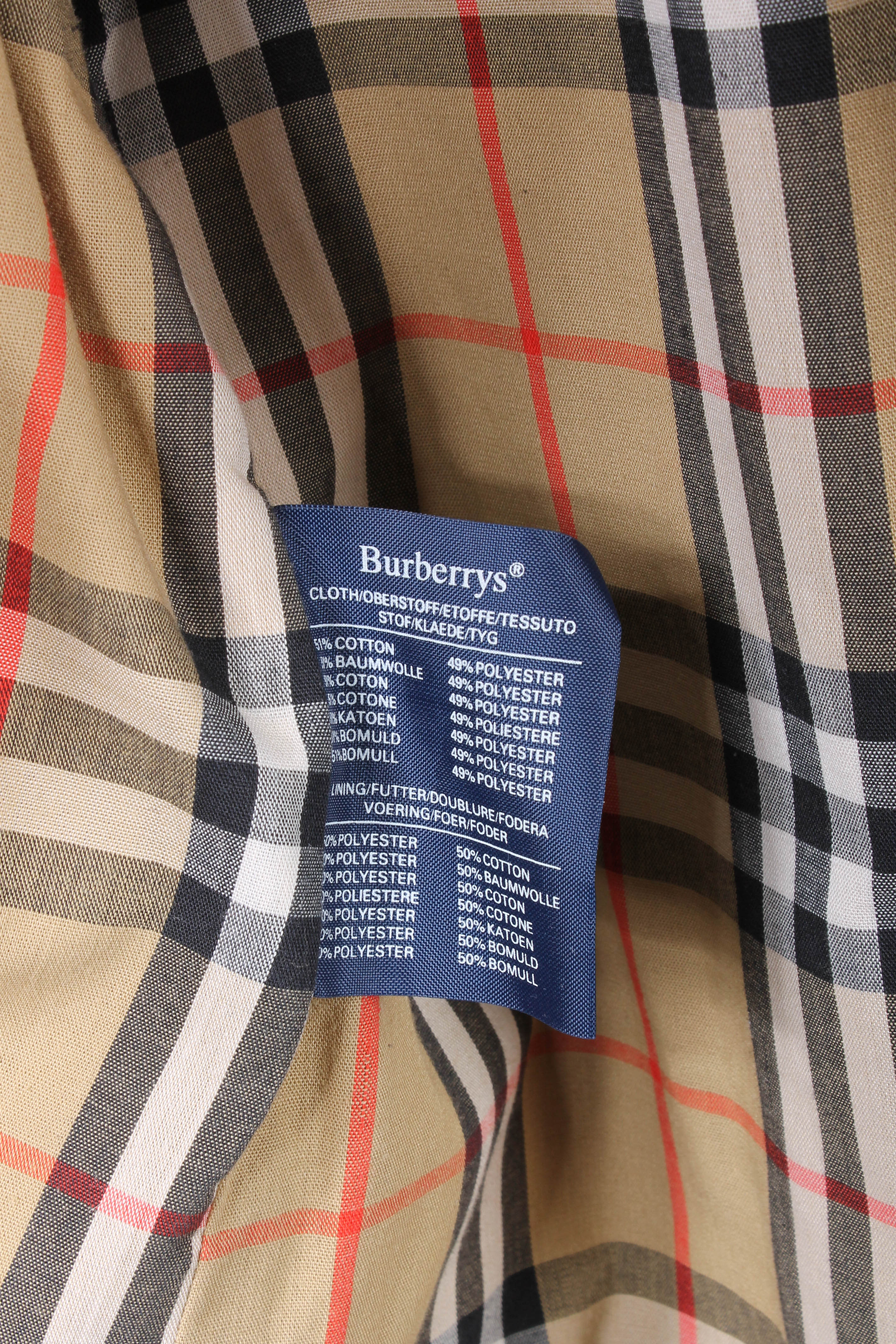 Men's Burberrys Tan Twill Wool Overcoat