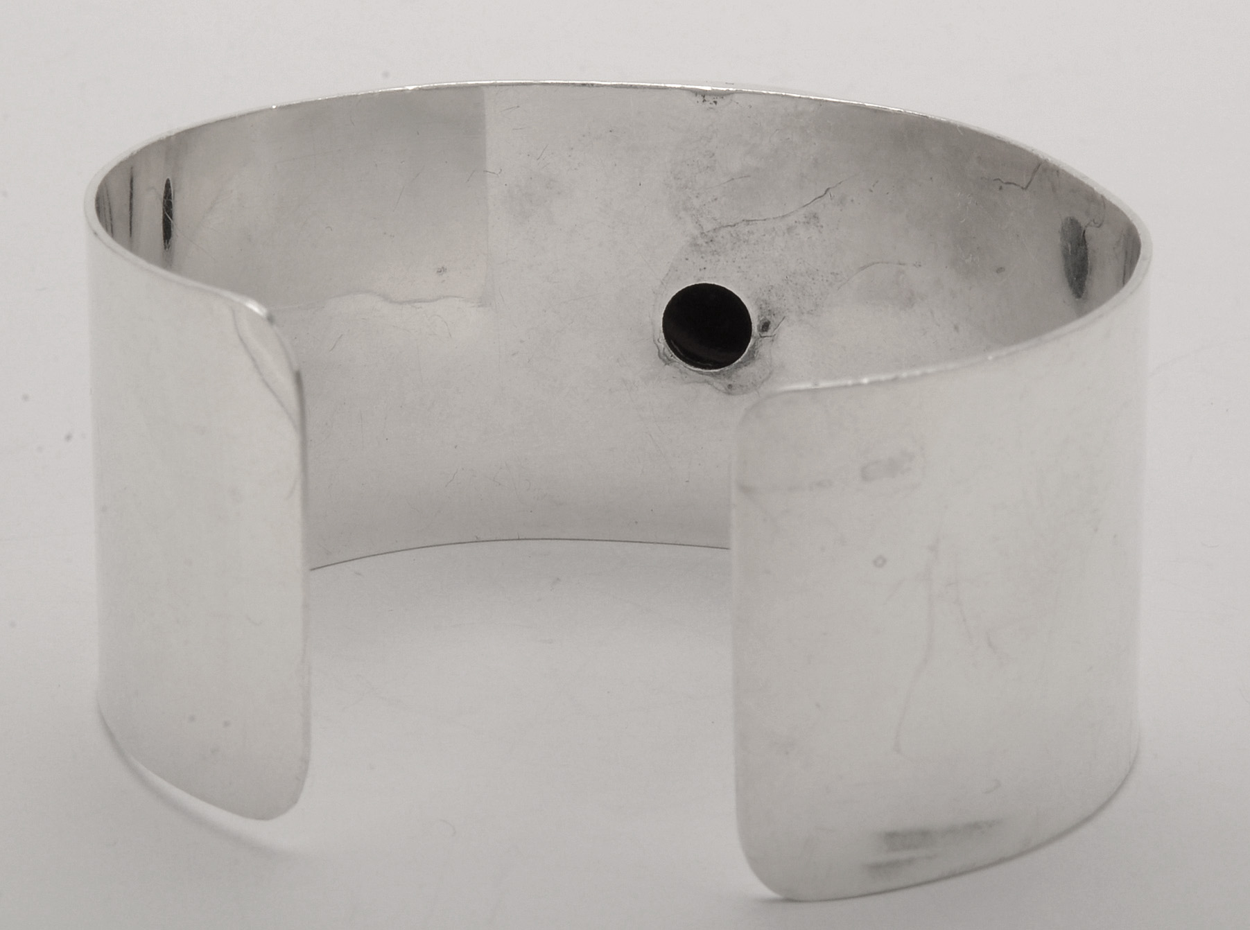 Two Sterling Silver Bracelets Including Martell