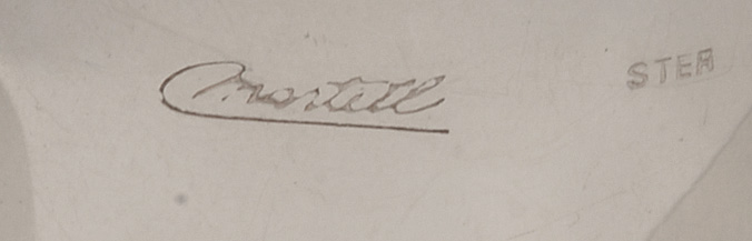 Two Sterling Silver Bracelets Including Martell