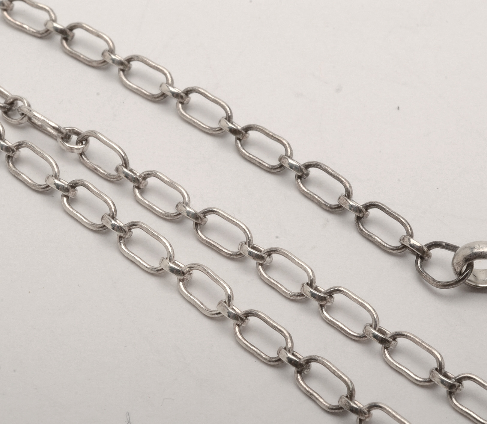 RB Signed Native American Navajo Sterling and Turquoise Necklace