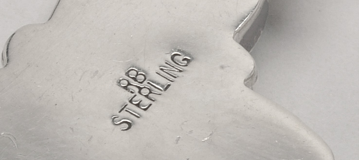 RB Signed Native American Navajo Sterling and Turquoise Necklace