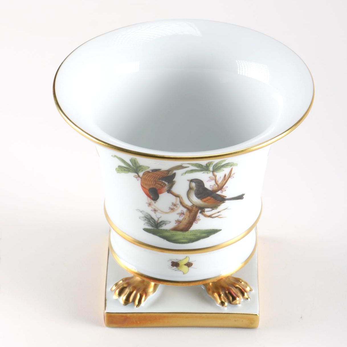 Herend "Rothschild Bird" Porcelain Vase