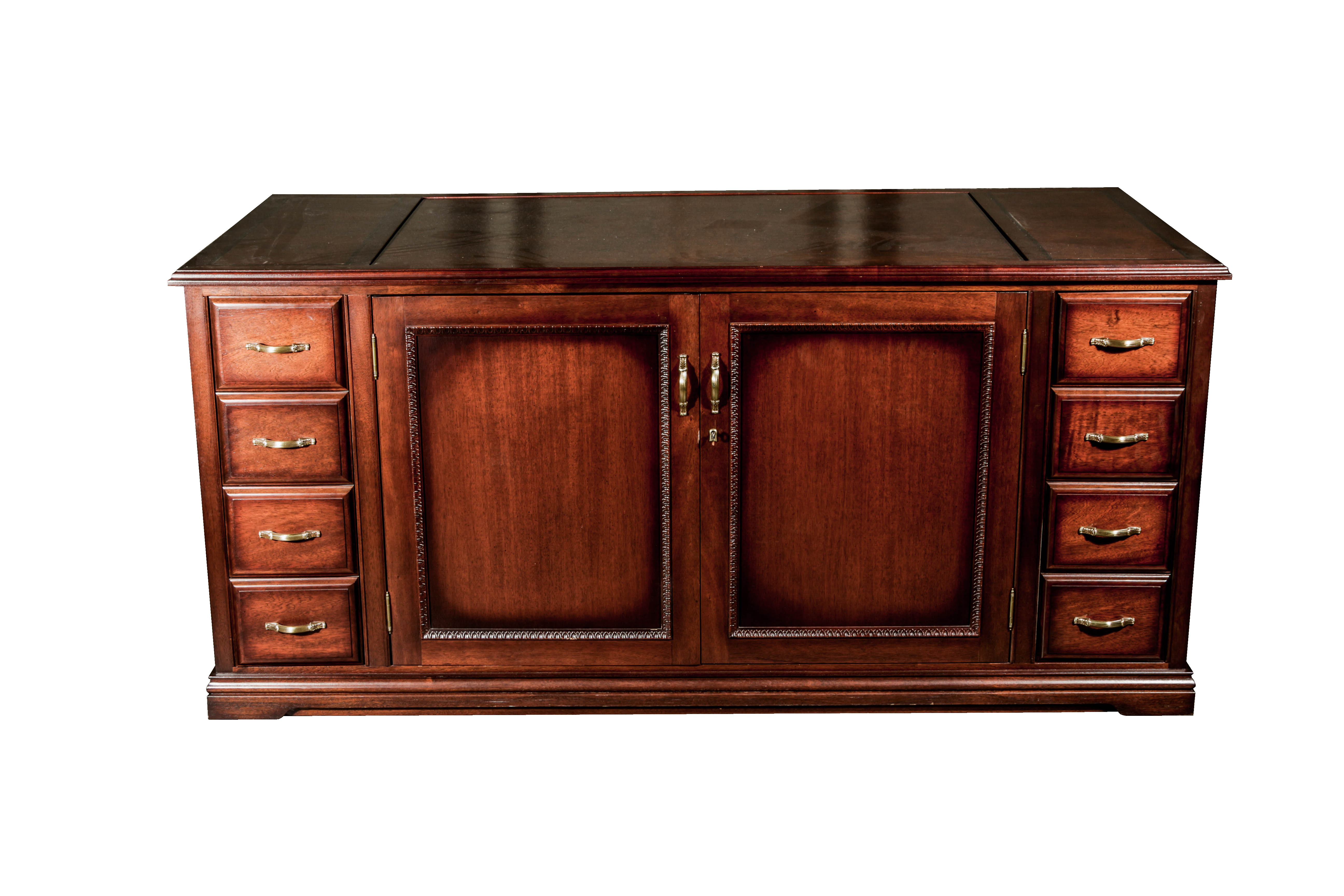 Entertainment Center Cabinet With Motorized Display