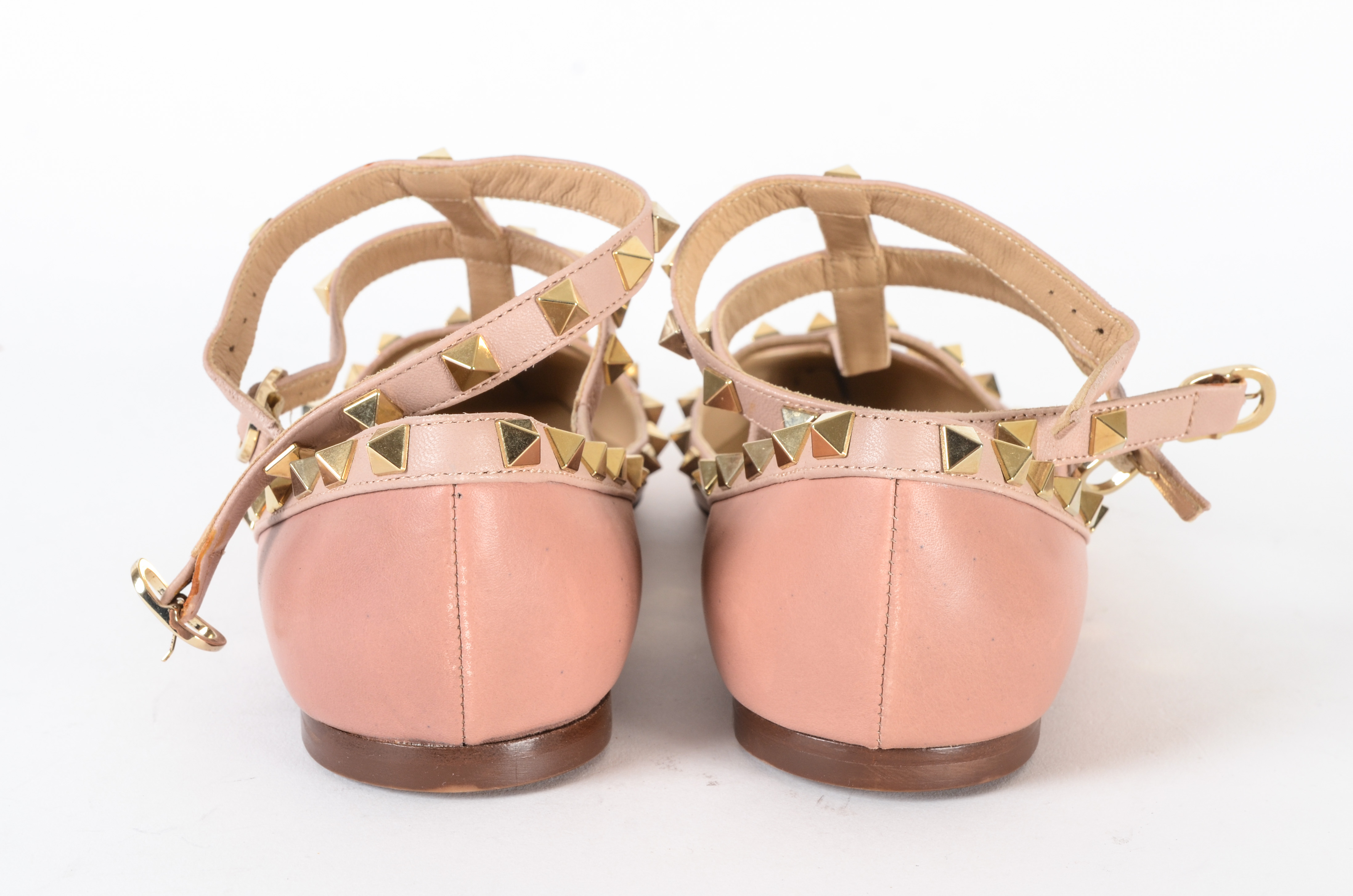 Valentino Rockstud Caged Ballerina Flats