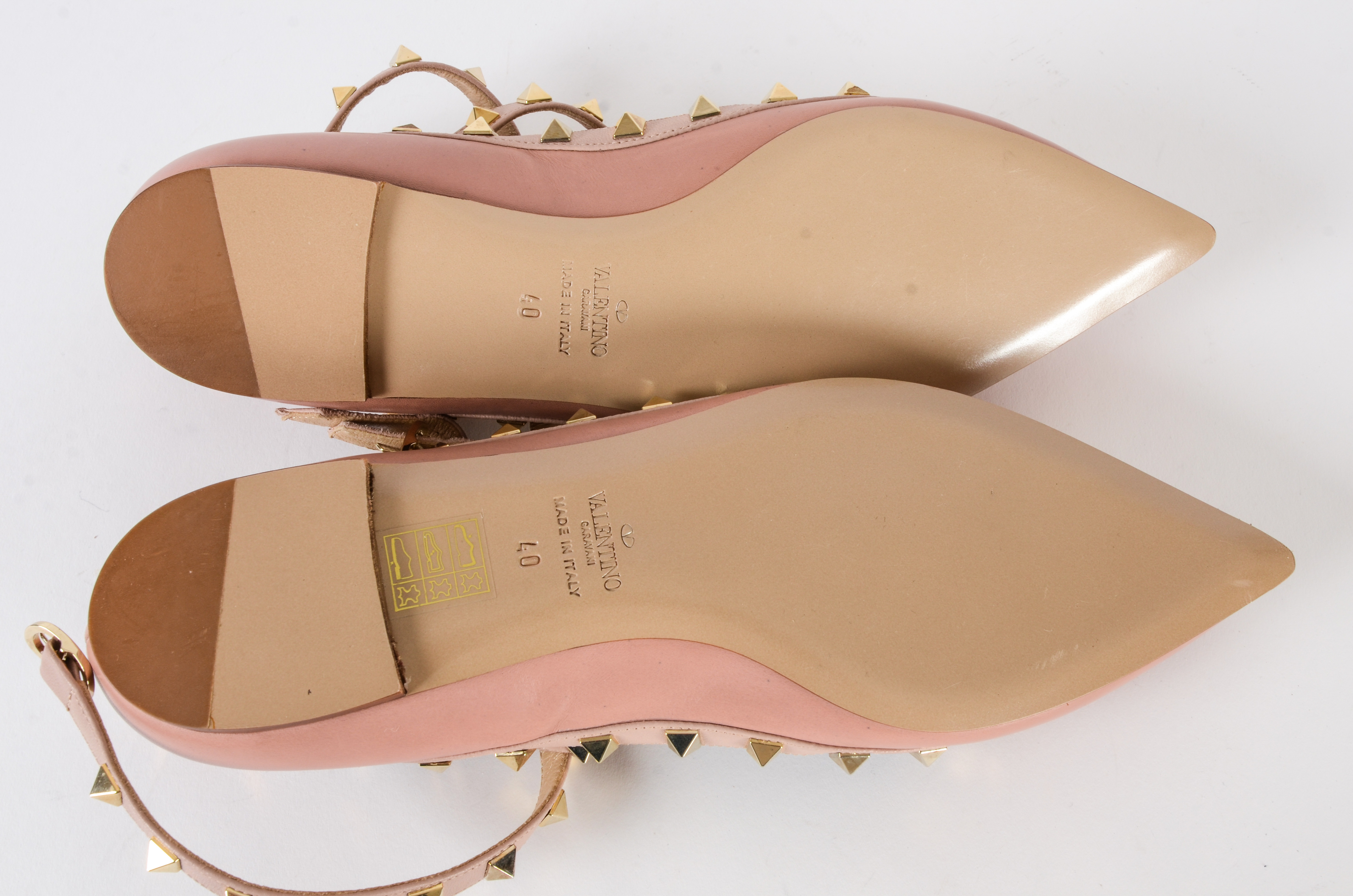 Valentino Rockstud Caged Ballerina Flats