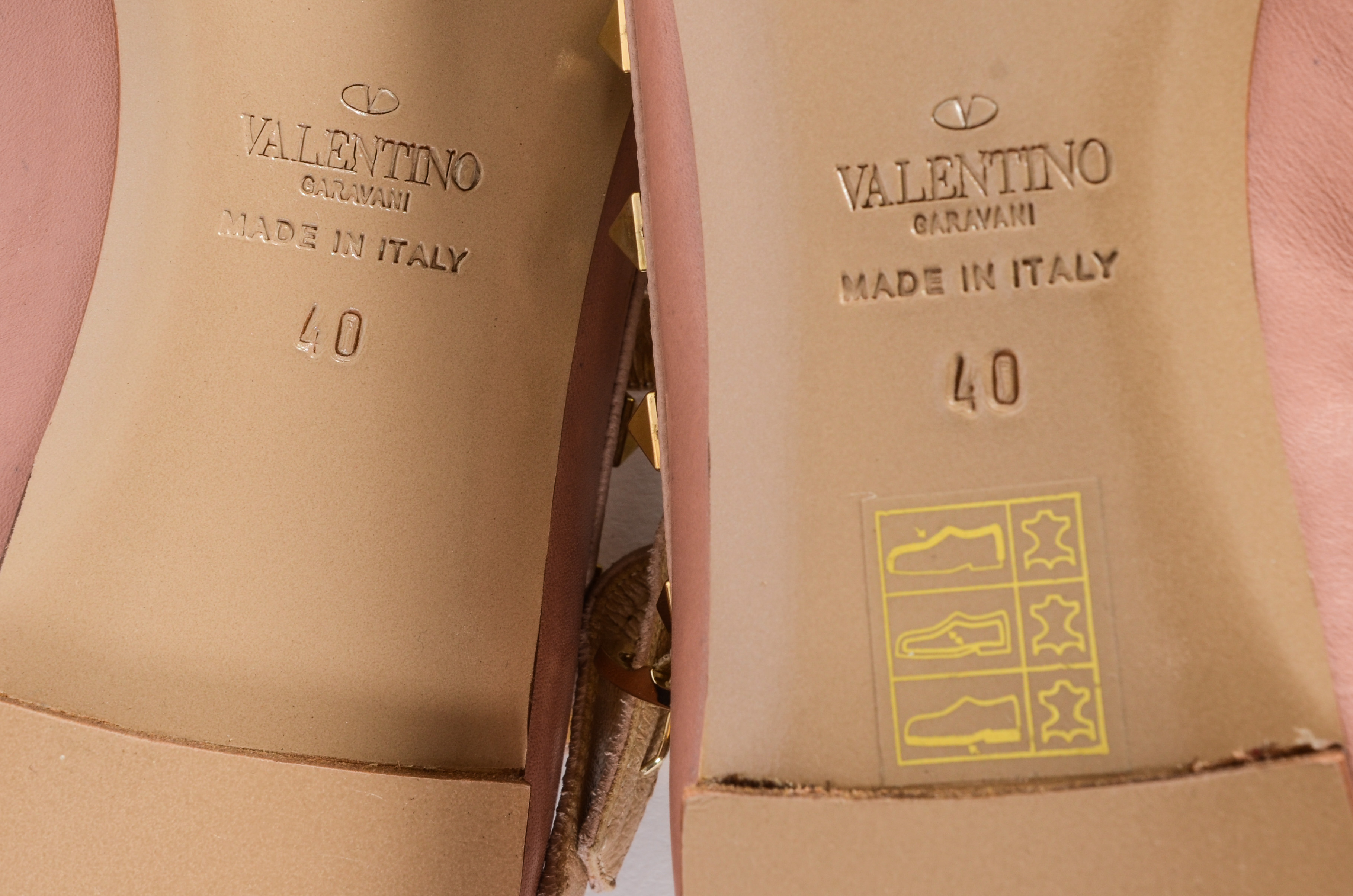 Valentino Rockstud Caged Ballerina Flats