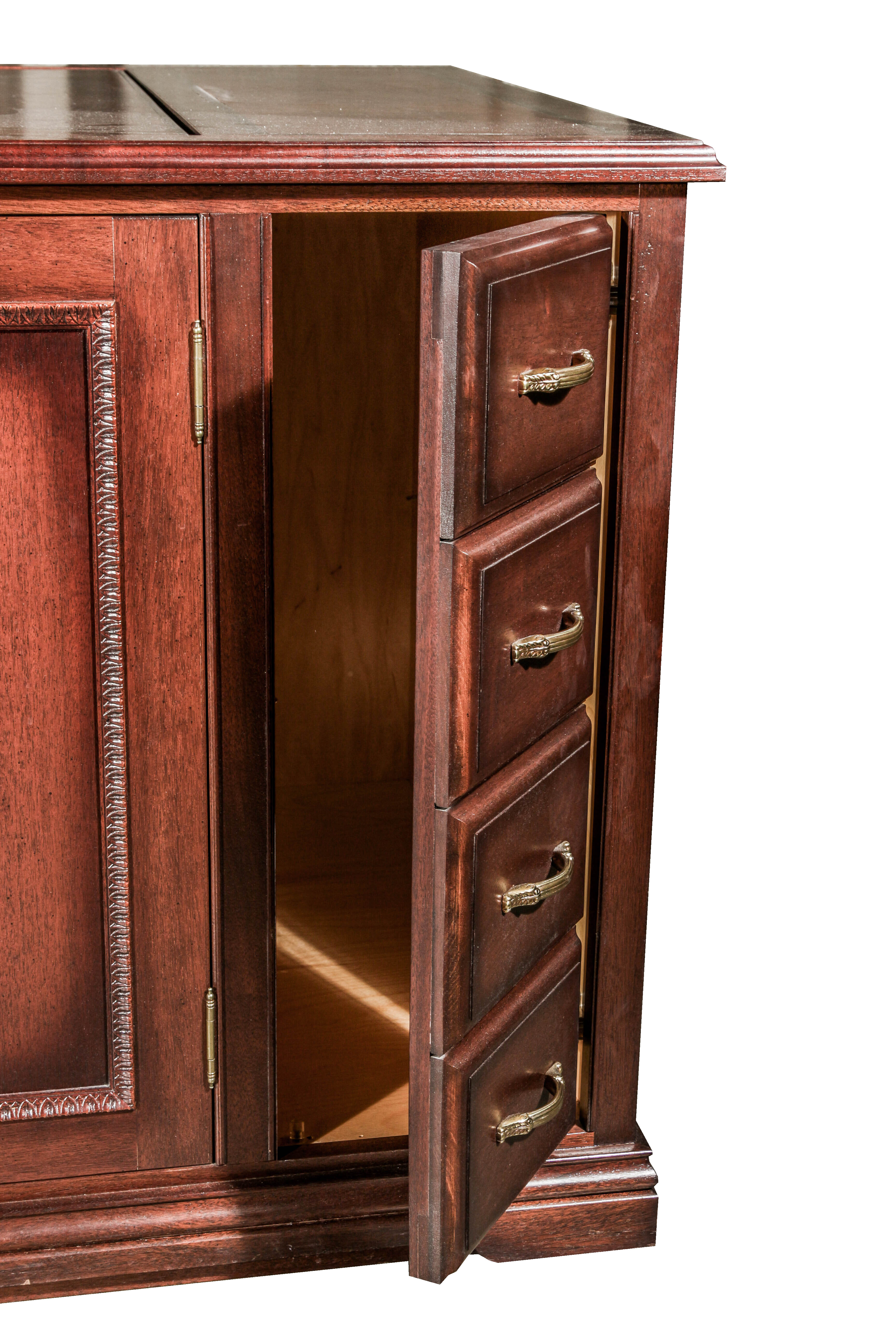 Entertainment Center Cabinet With Motorized Display