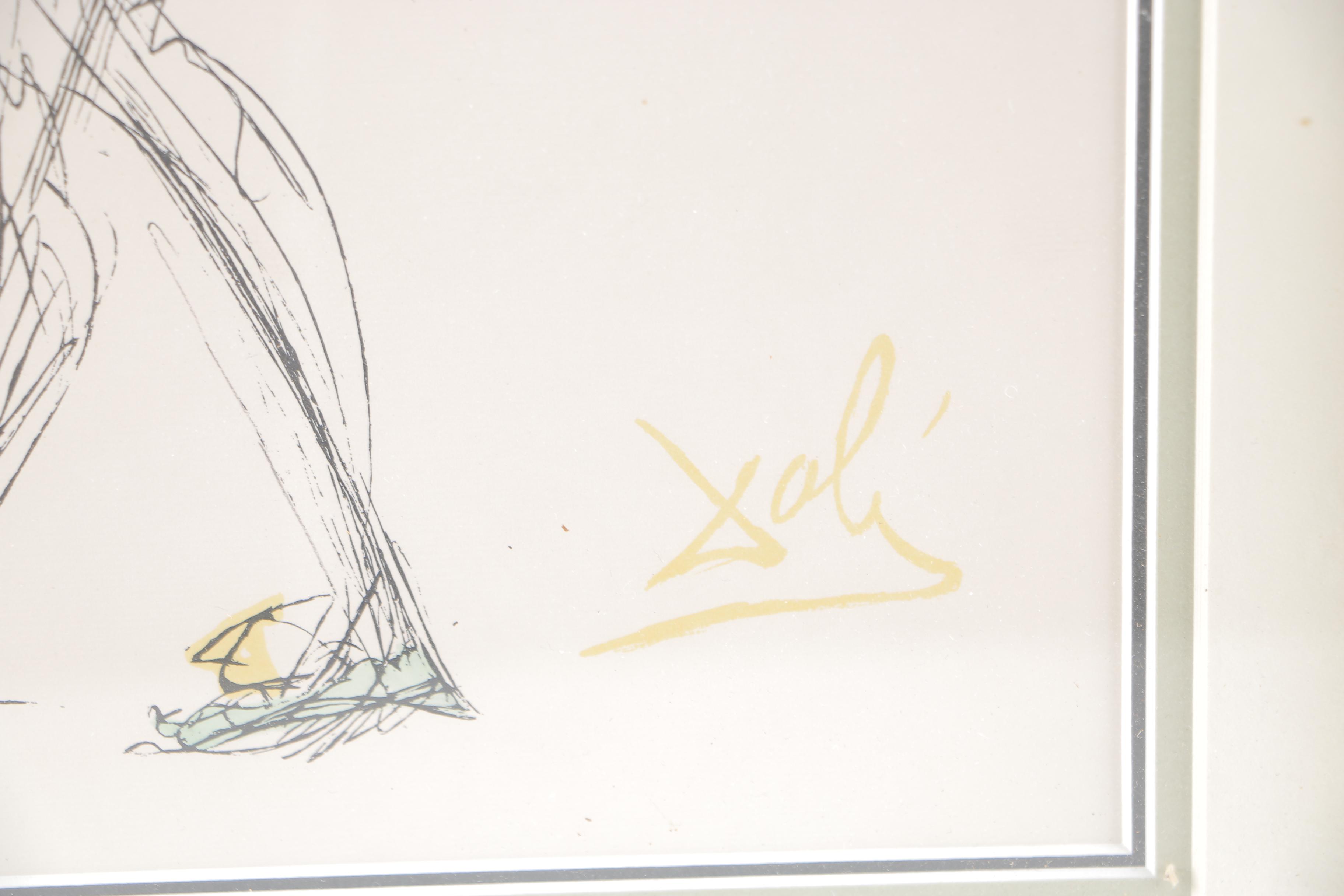 Salvador Dalí Limited Edition Reproduction Giclée "Six Oeufs"