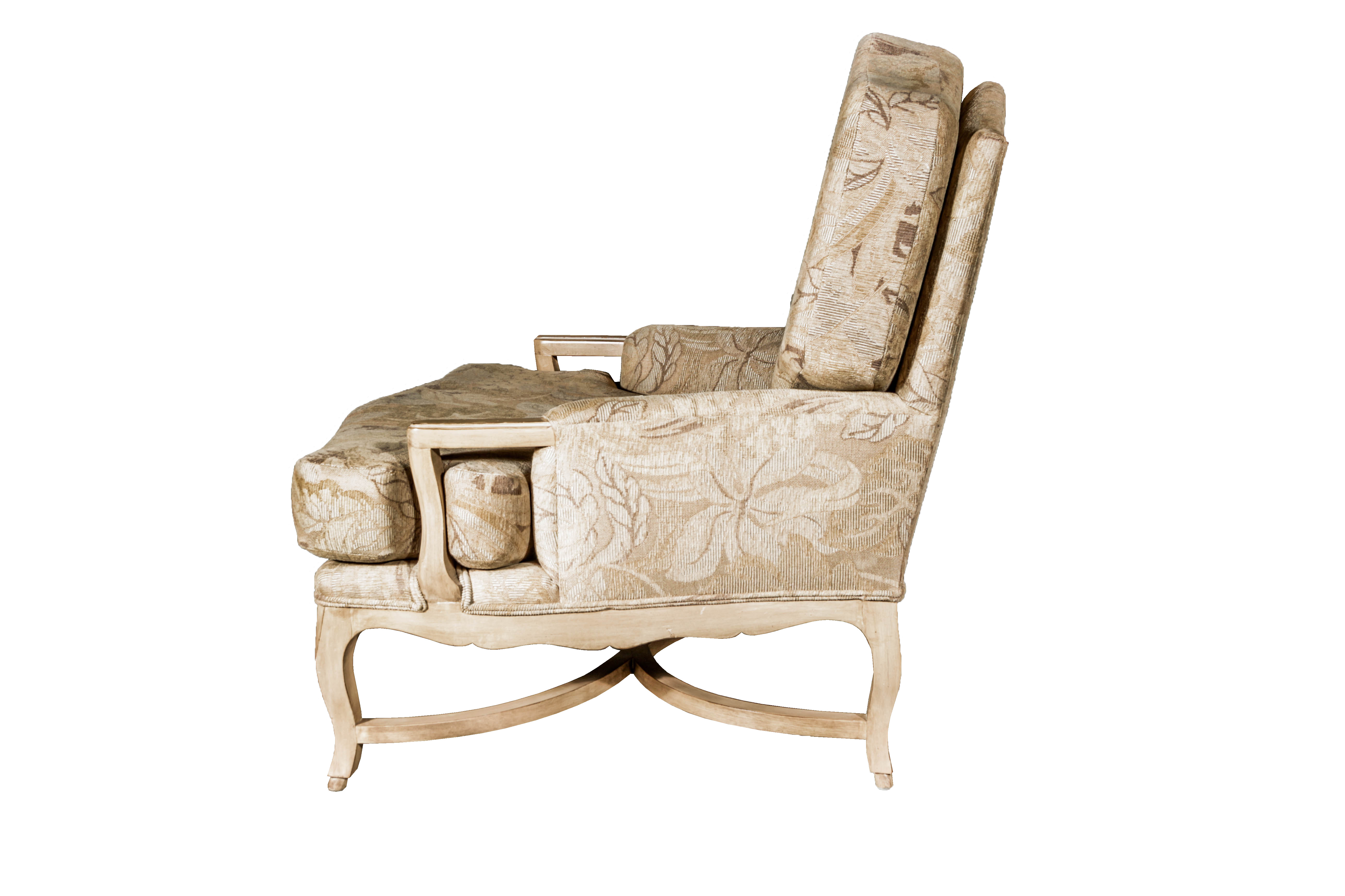 Cream Colored Bergere Chair