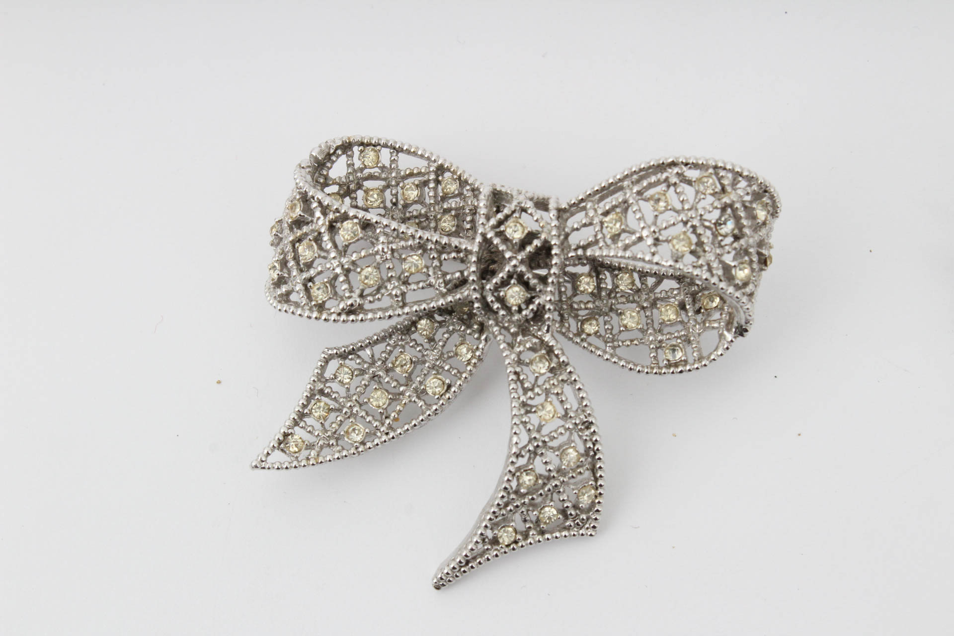Sizable Collection of Vintage Rhinestone Brooches Featuring Weiss, Nolan Miller and More