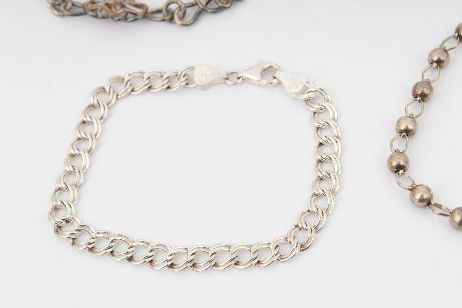 Sterling Silver Chain Link Bracelet Selection